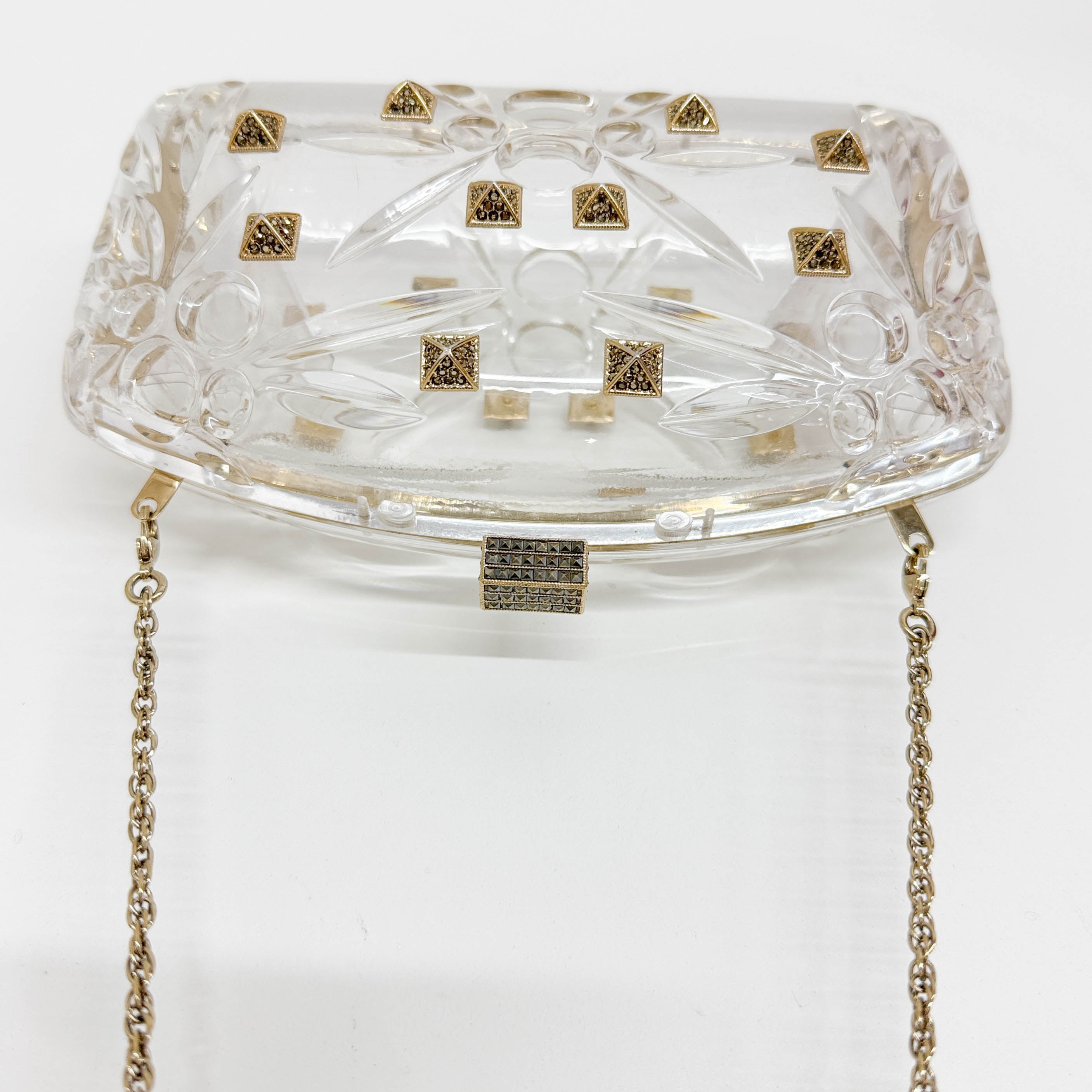 Studs Clear Plastic Two Way Bag