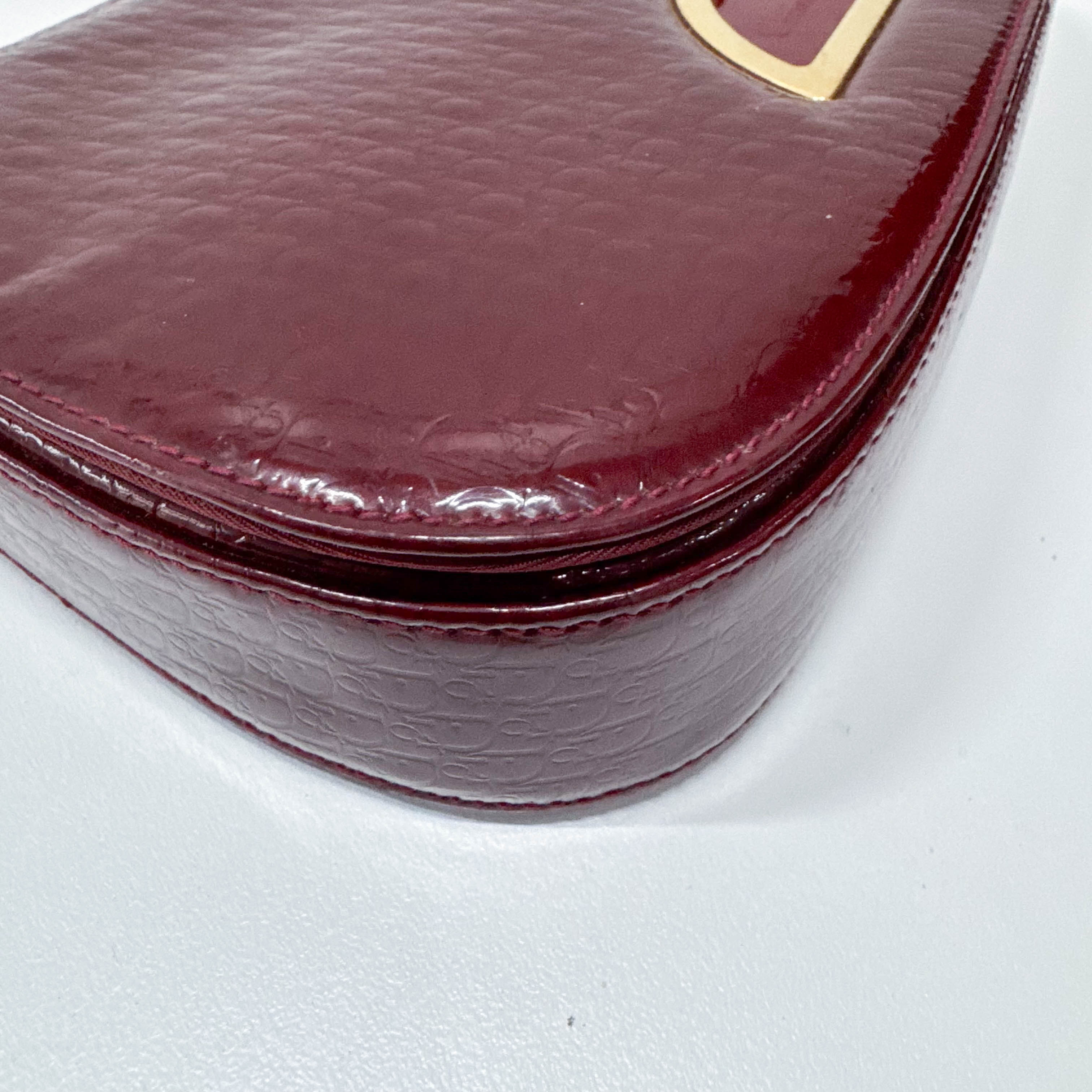 Limited Edition Malice Pearl Red Patent Leather Shoulder Bag