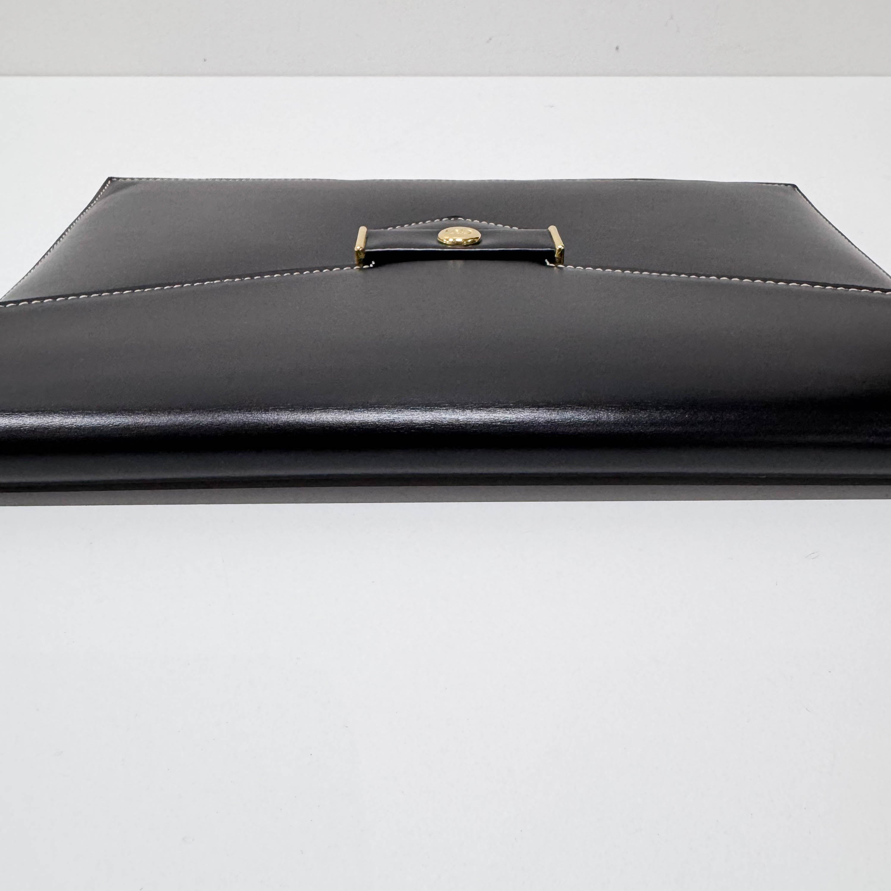 Envelope Leather Clutch Bag
