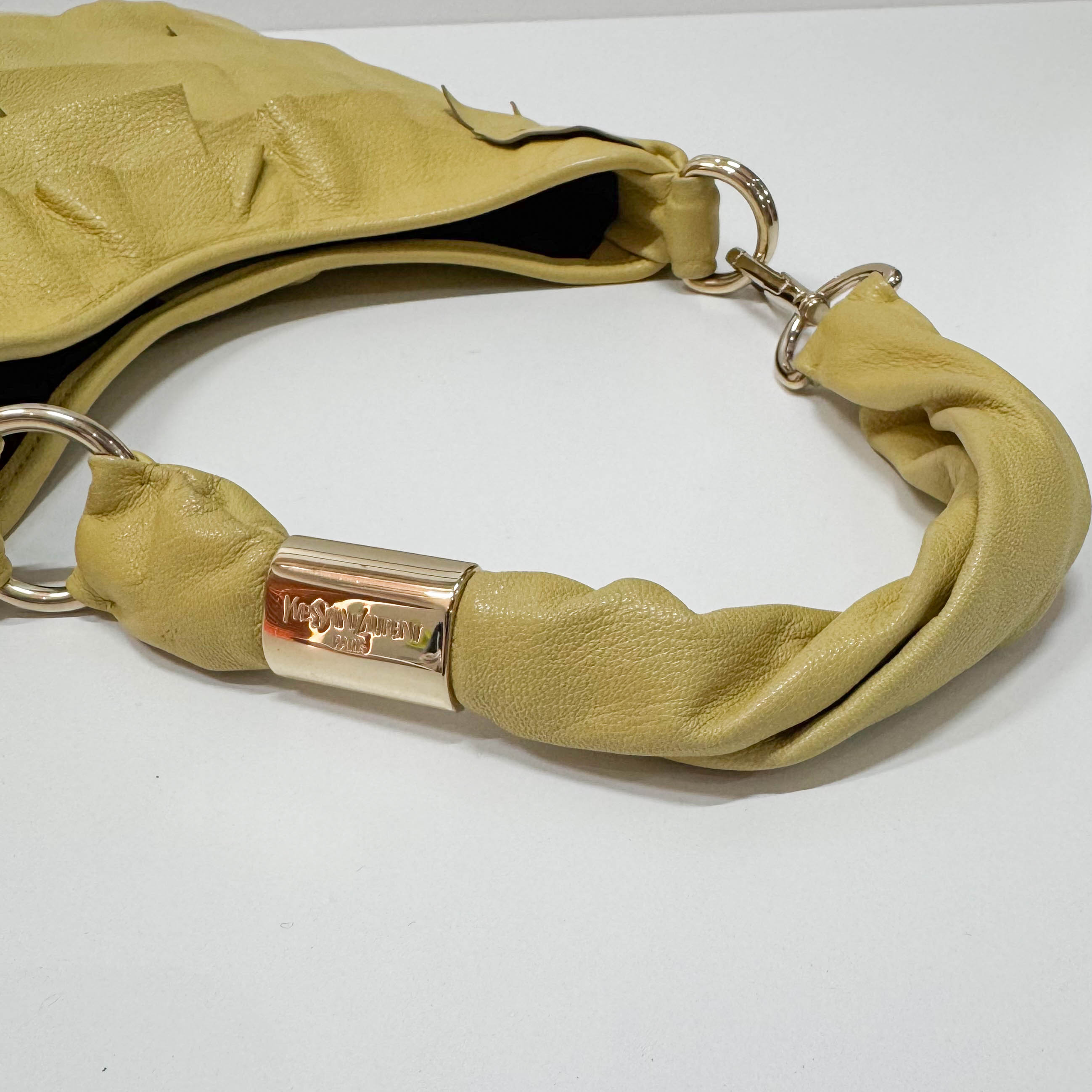 Saint Tropez Green Leather Shoulder Bag