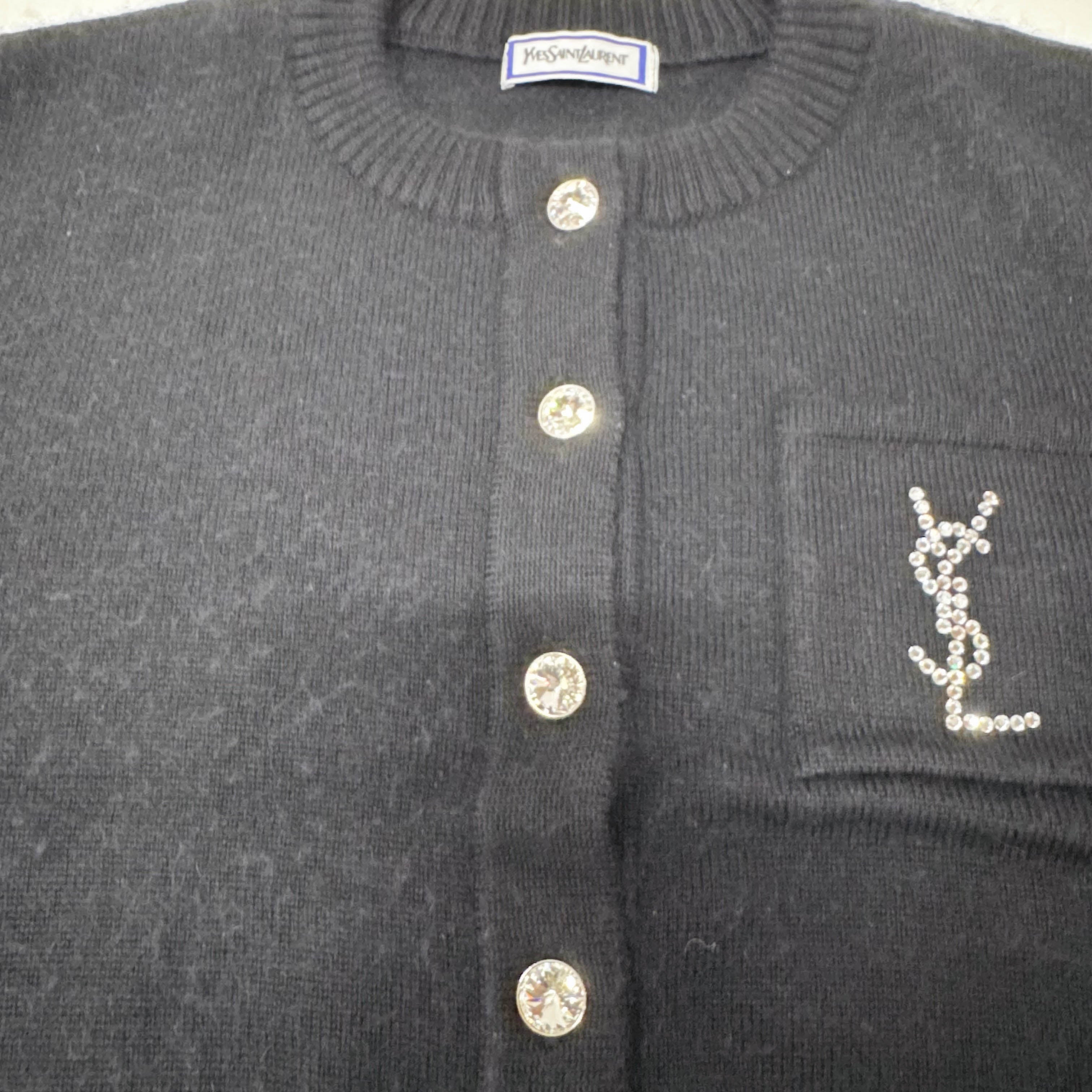 Size M Black  Wool Cardigan