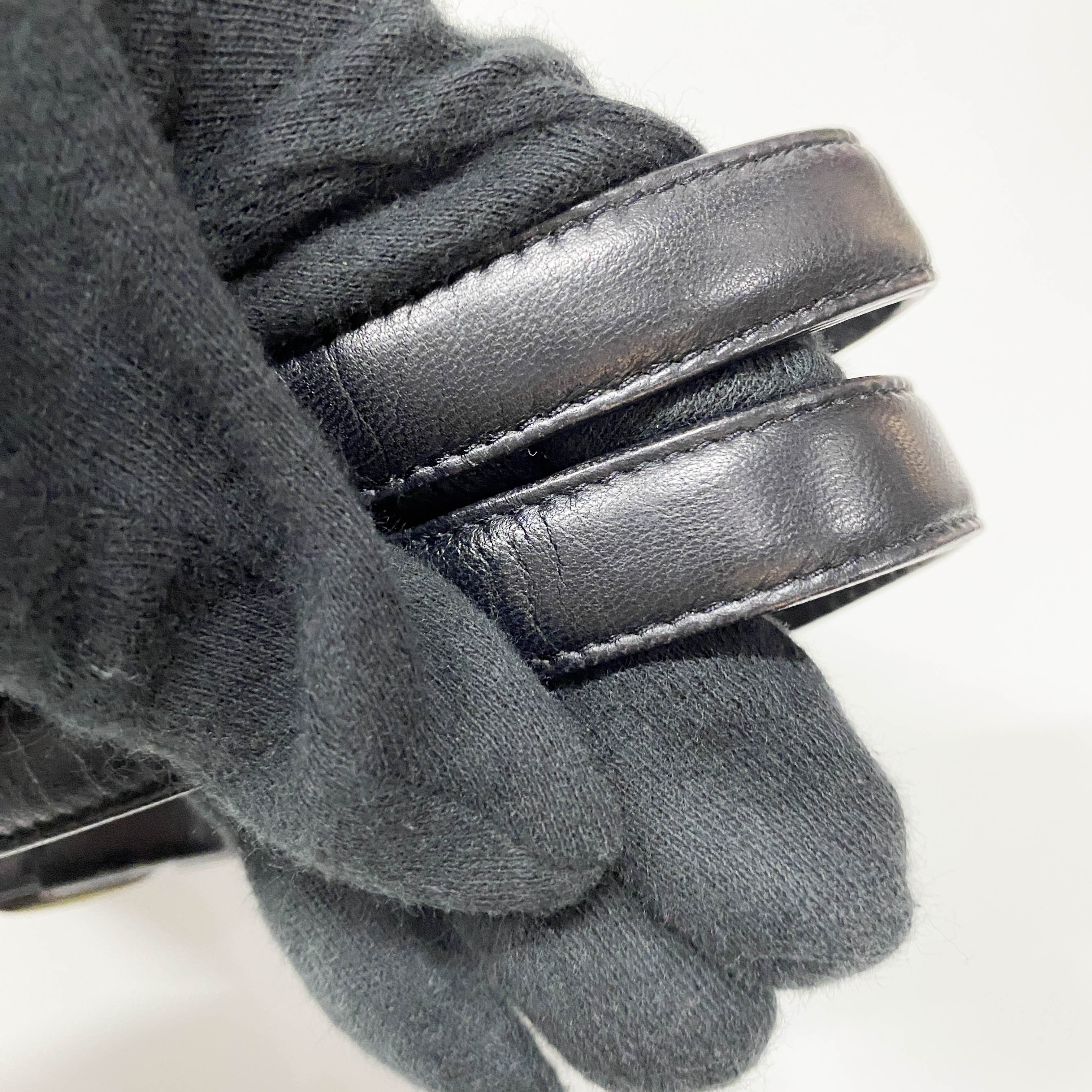 Intrecciato Black & Silver Leather Box Handbag