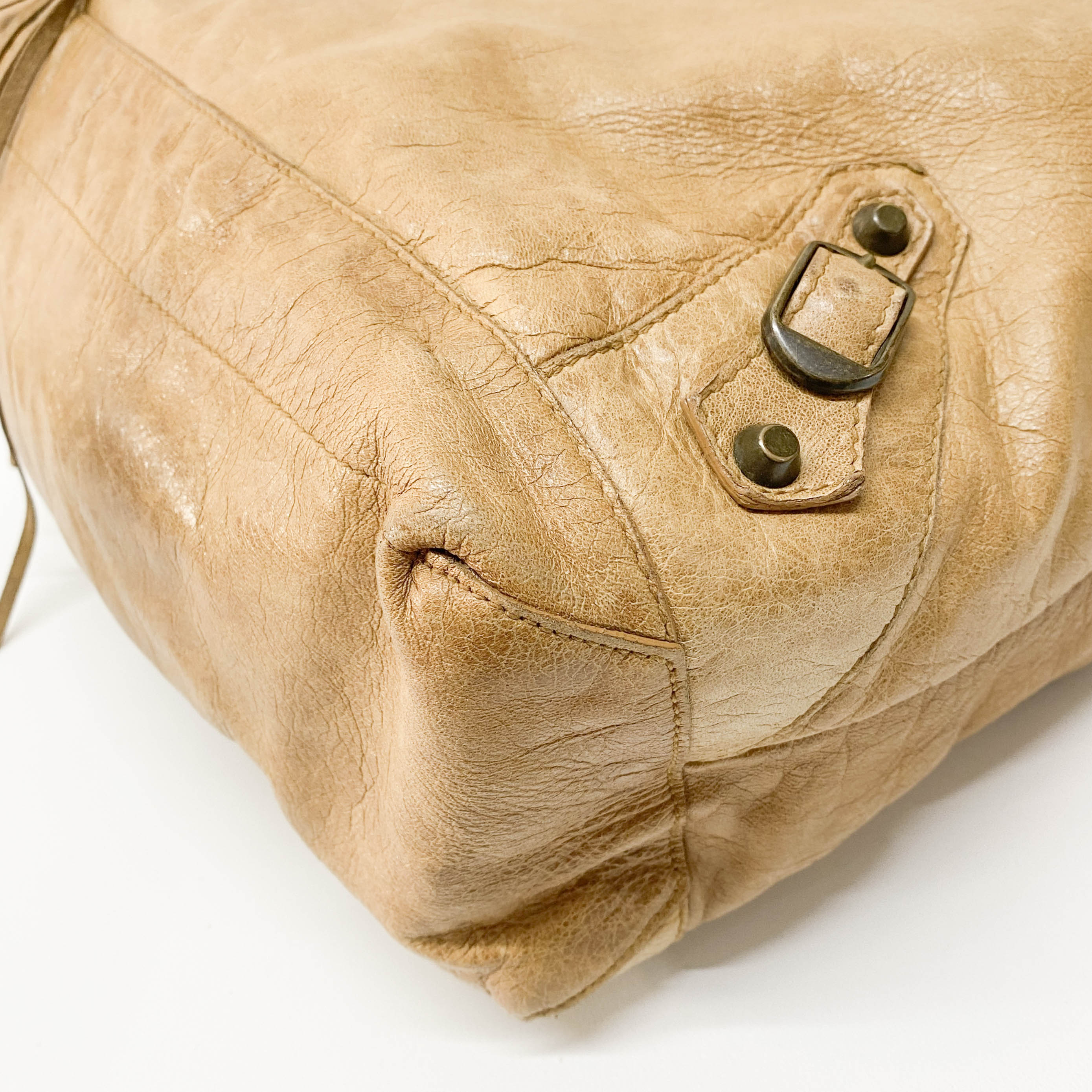 The Day Brown Calfskin Leather Hobo Bag