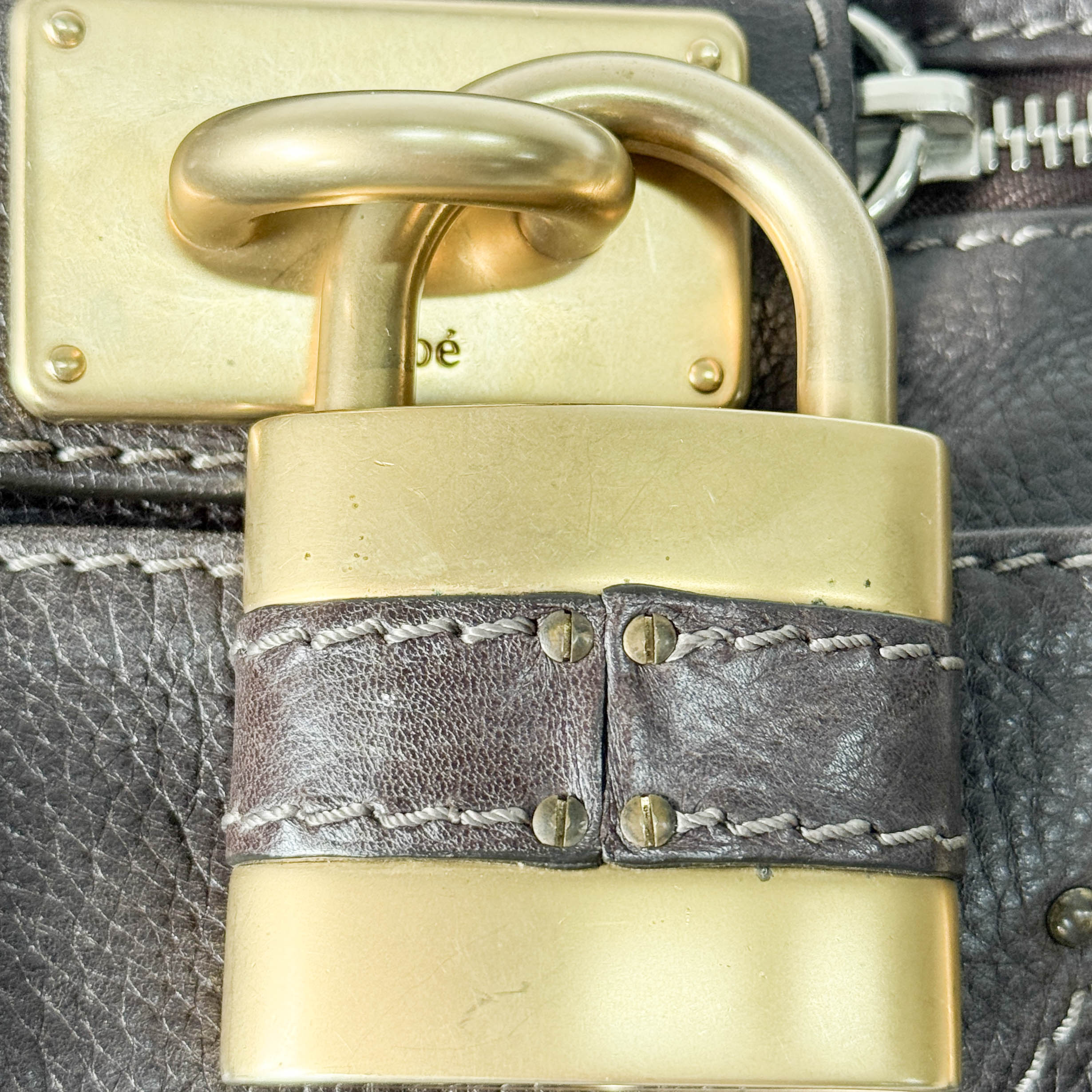 Paddington Brown Leather Shoulder Bag