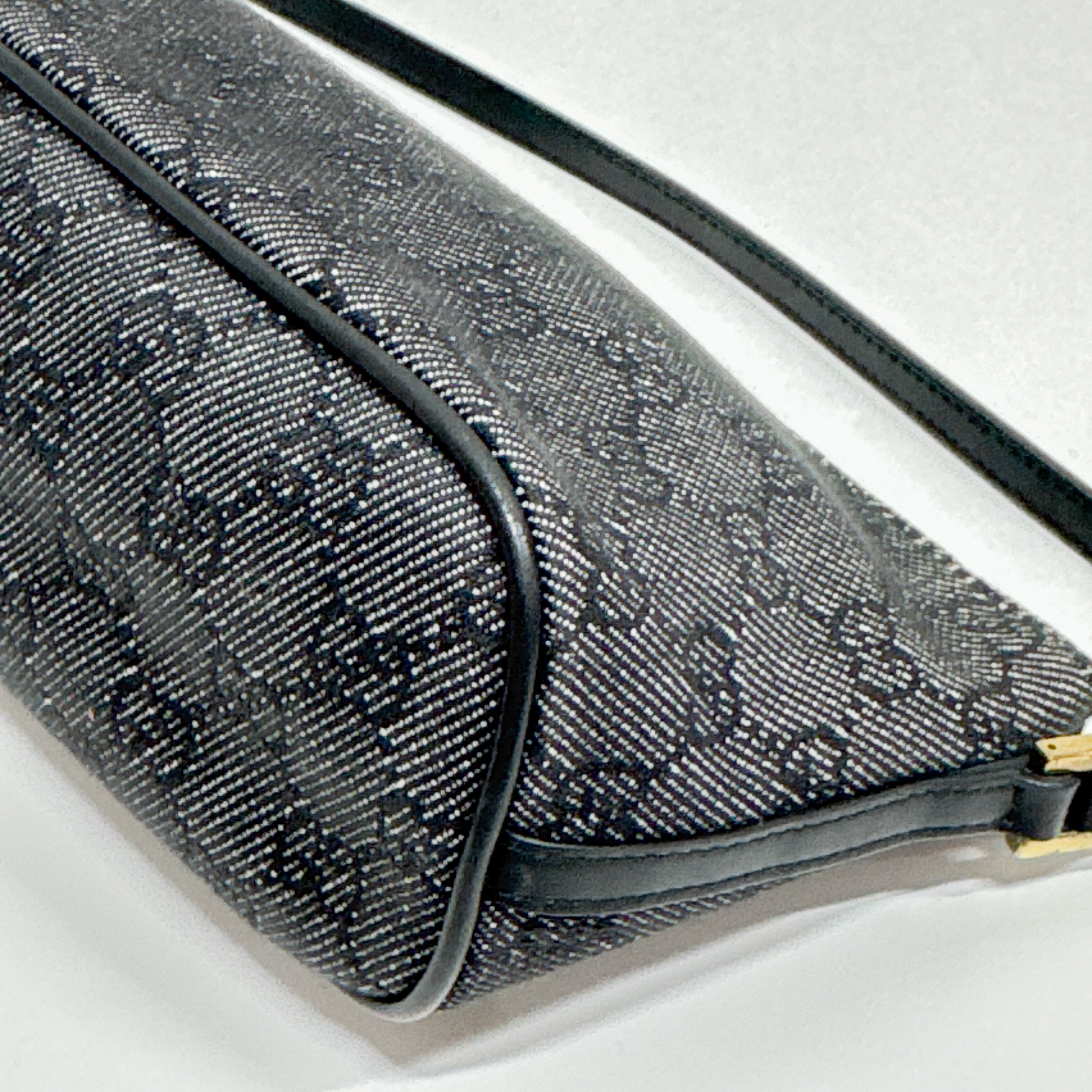 GG Canvas Black Pouch Bag