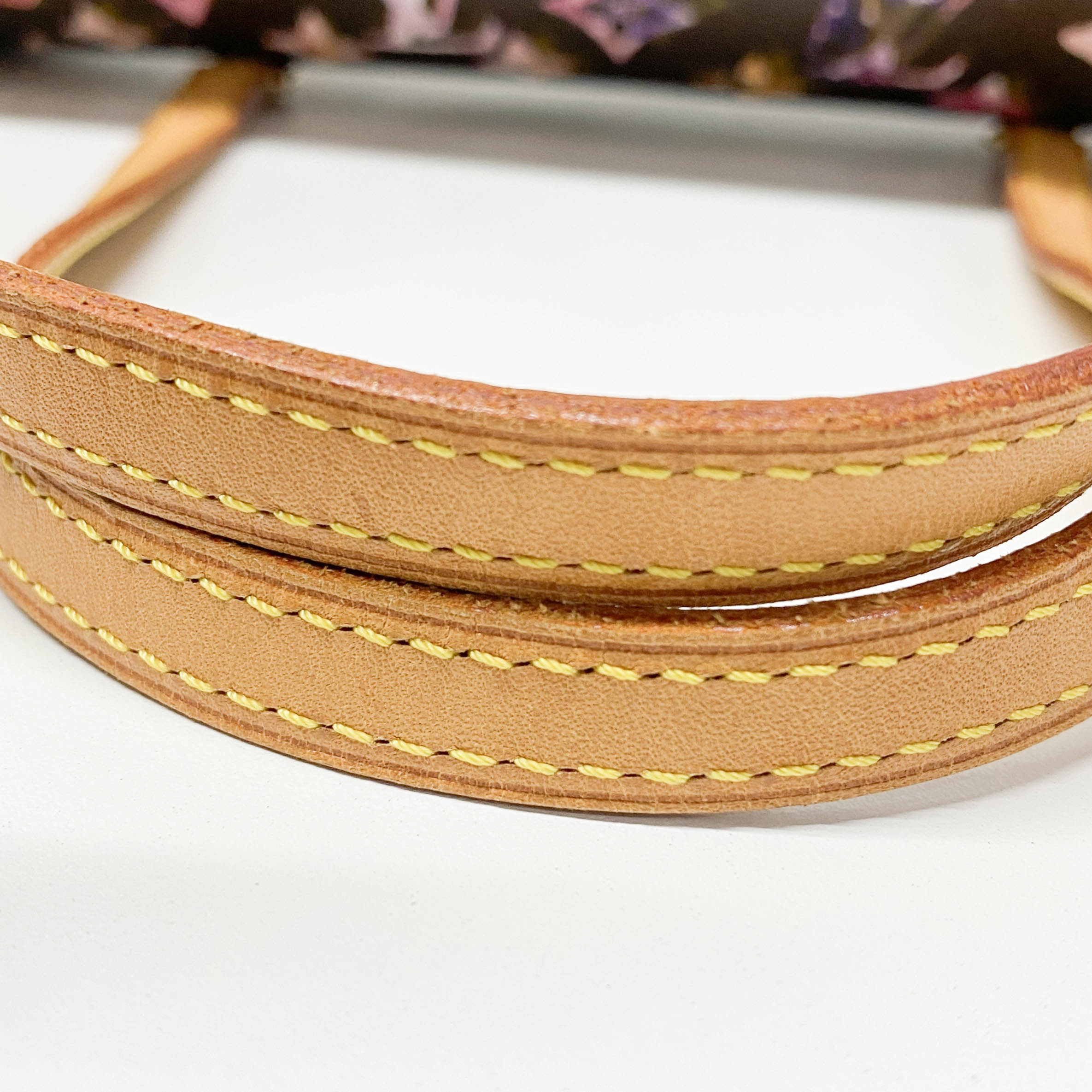 Papillon Watercolor Monogram Hand Bag