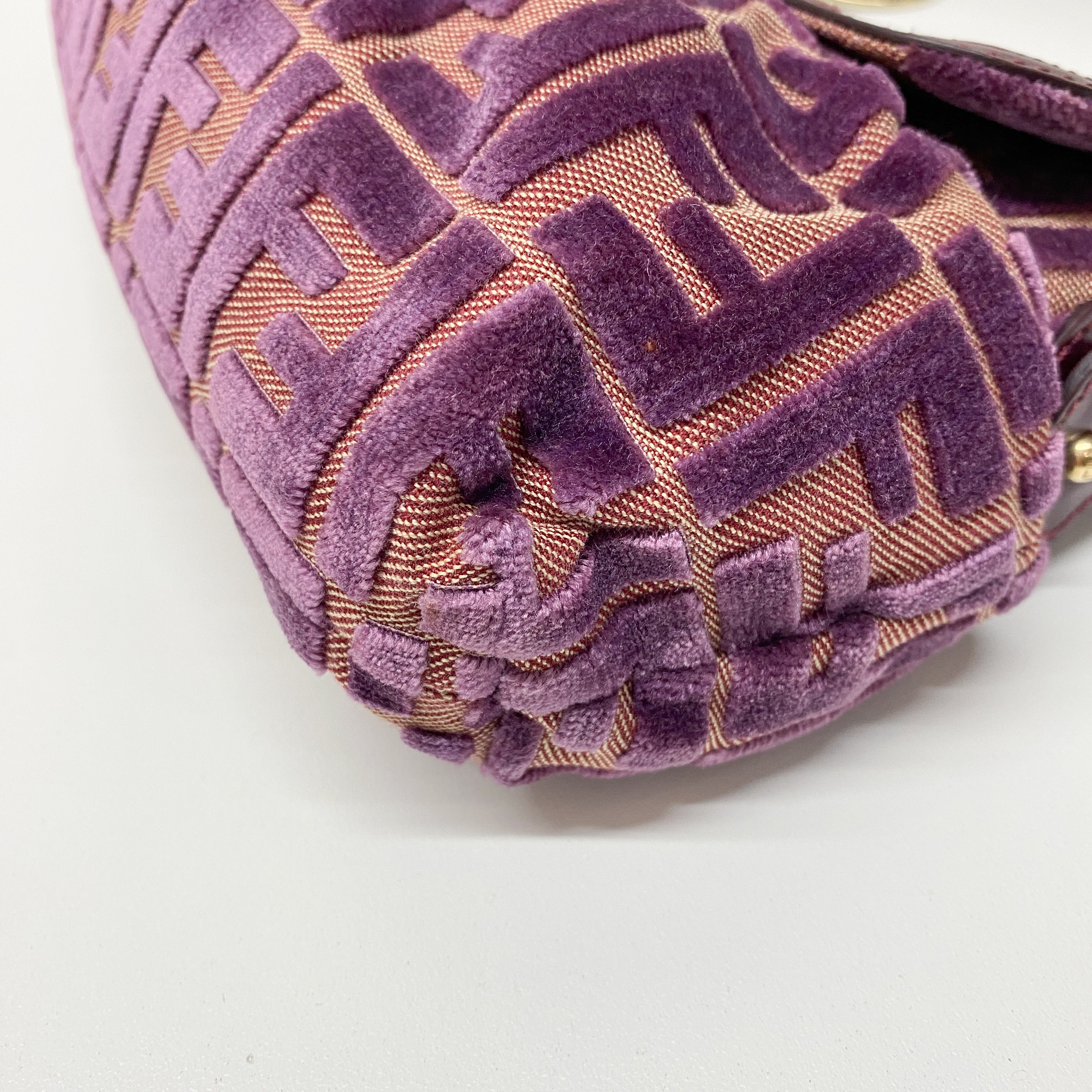 Chef Purple Zucca Canvas Shoulder Bag