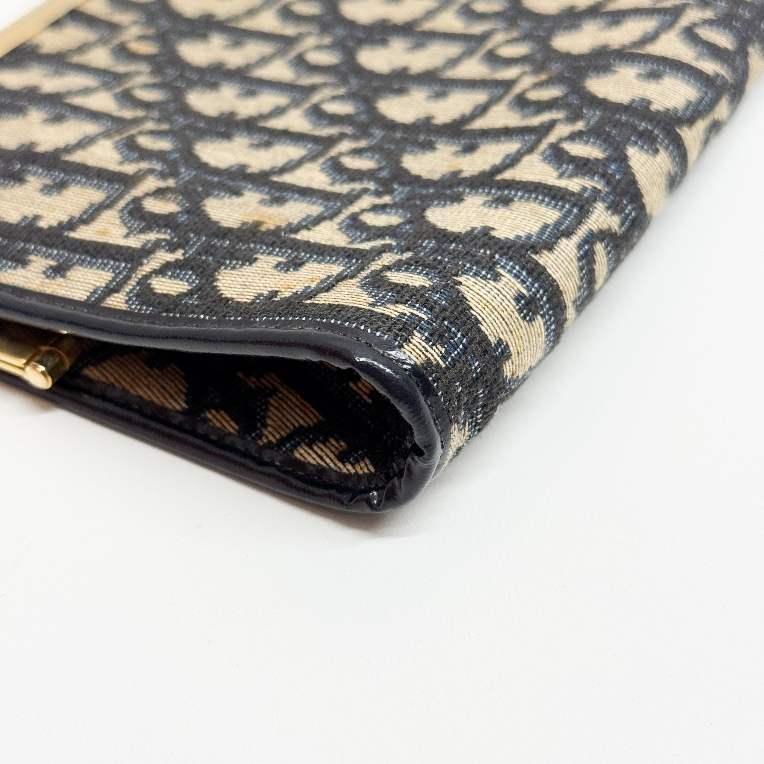 Trotter Navy Blue Clutch Bag