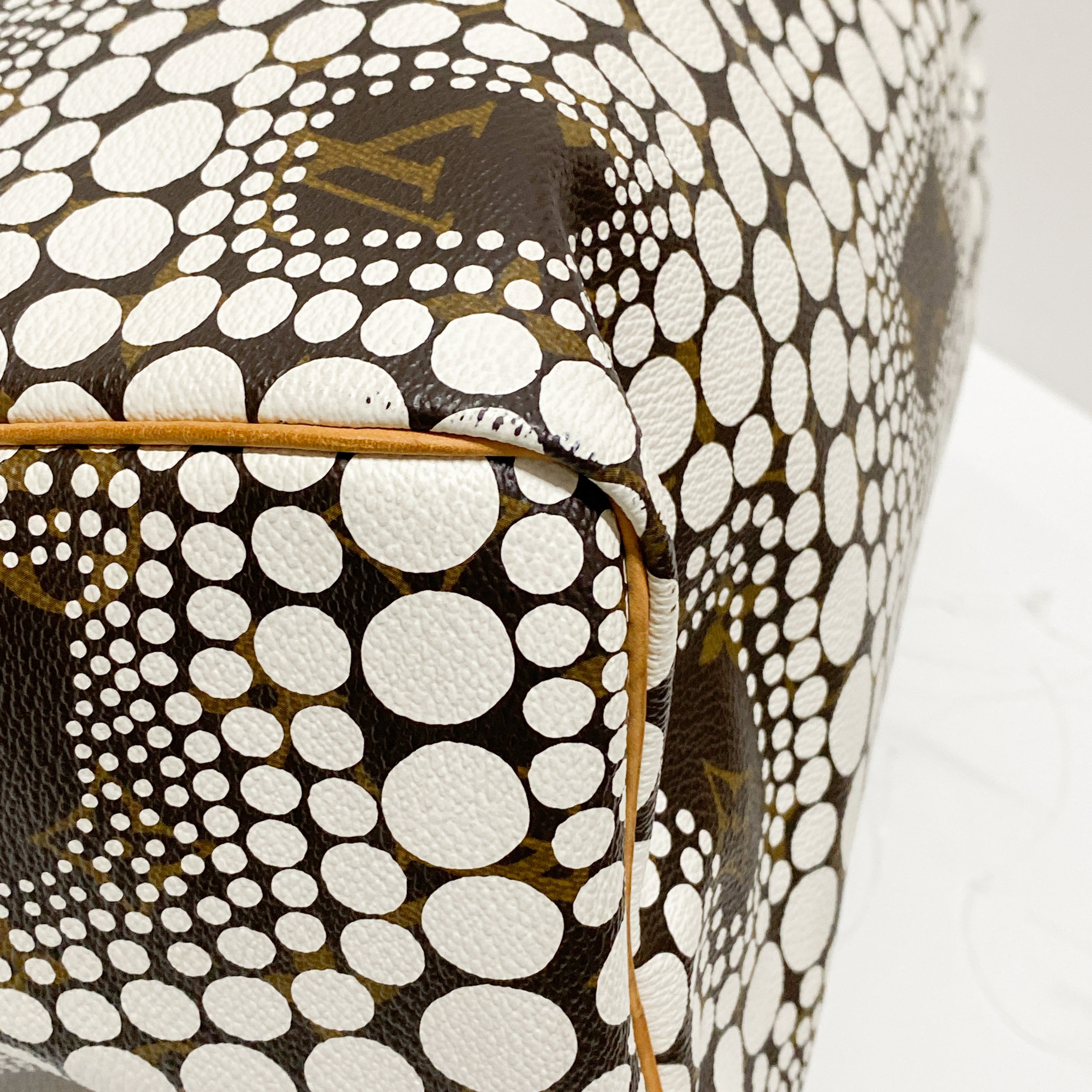 Speedy 30 Yayoi Kusama Monogram Multi-color Coated Canvas Hand Bag