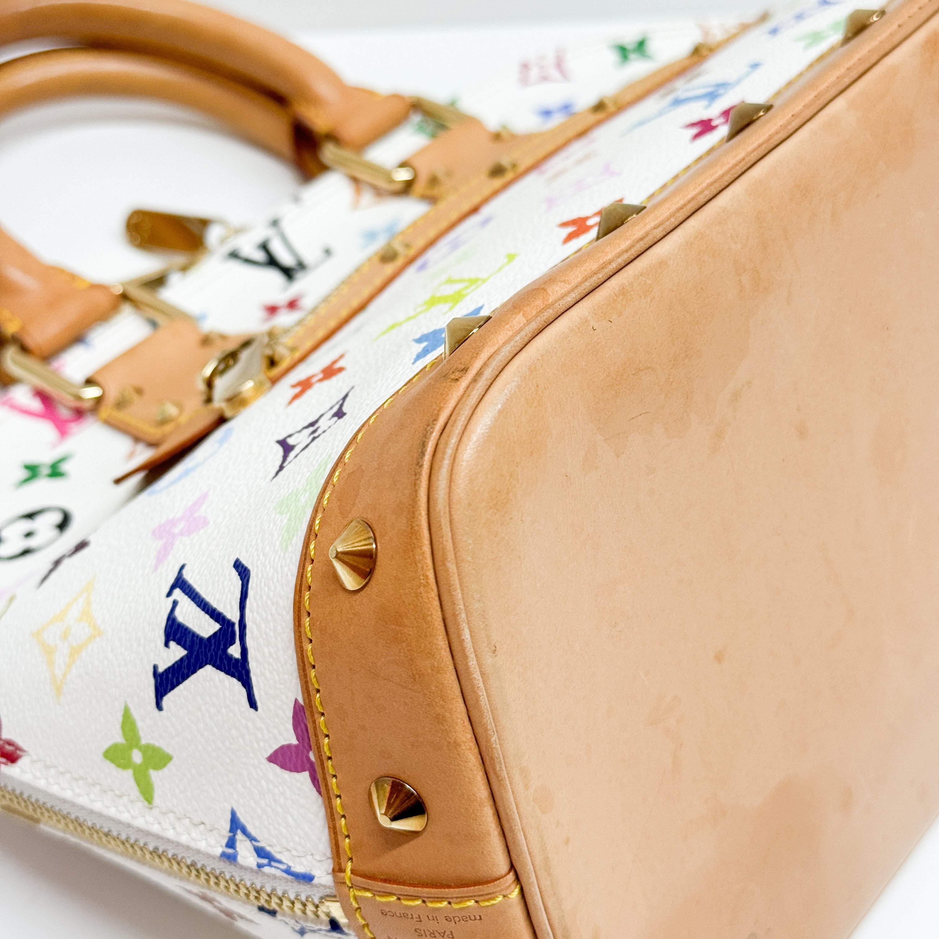 Monogram Multi-color Coated Canvas Hand Bag