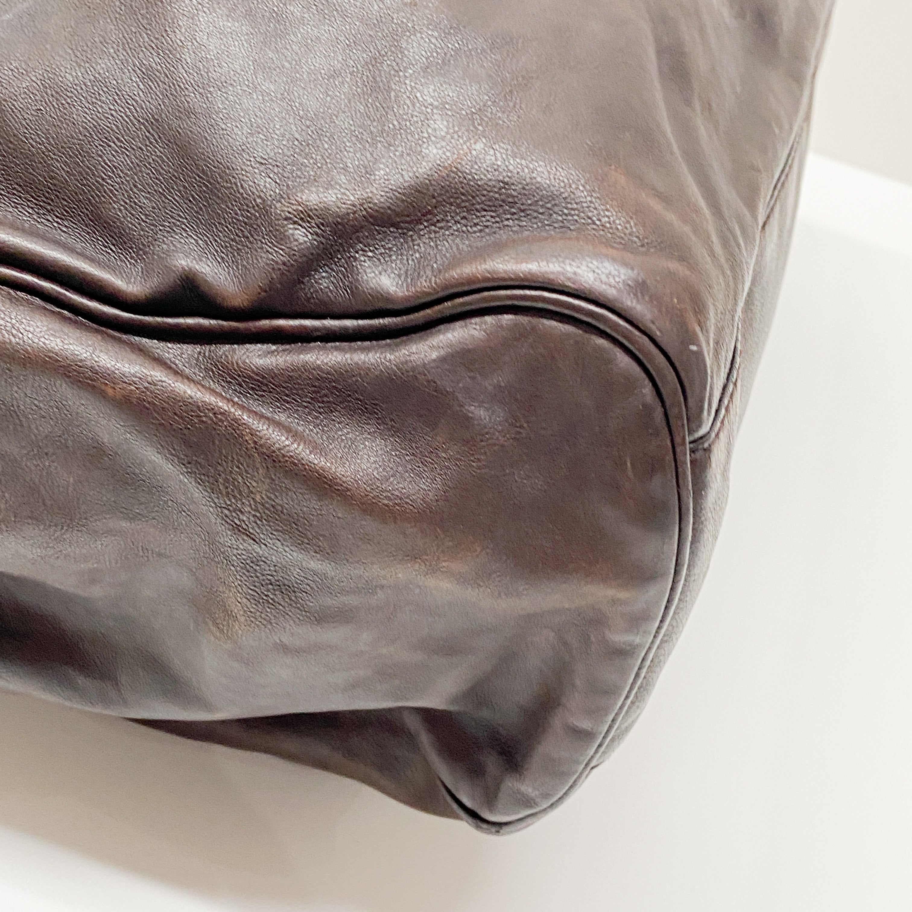 Brown Leather Tote Bag