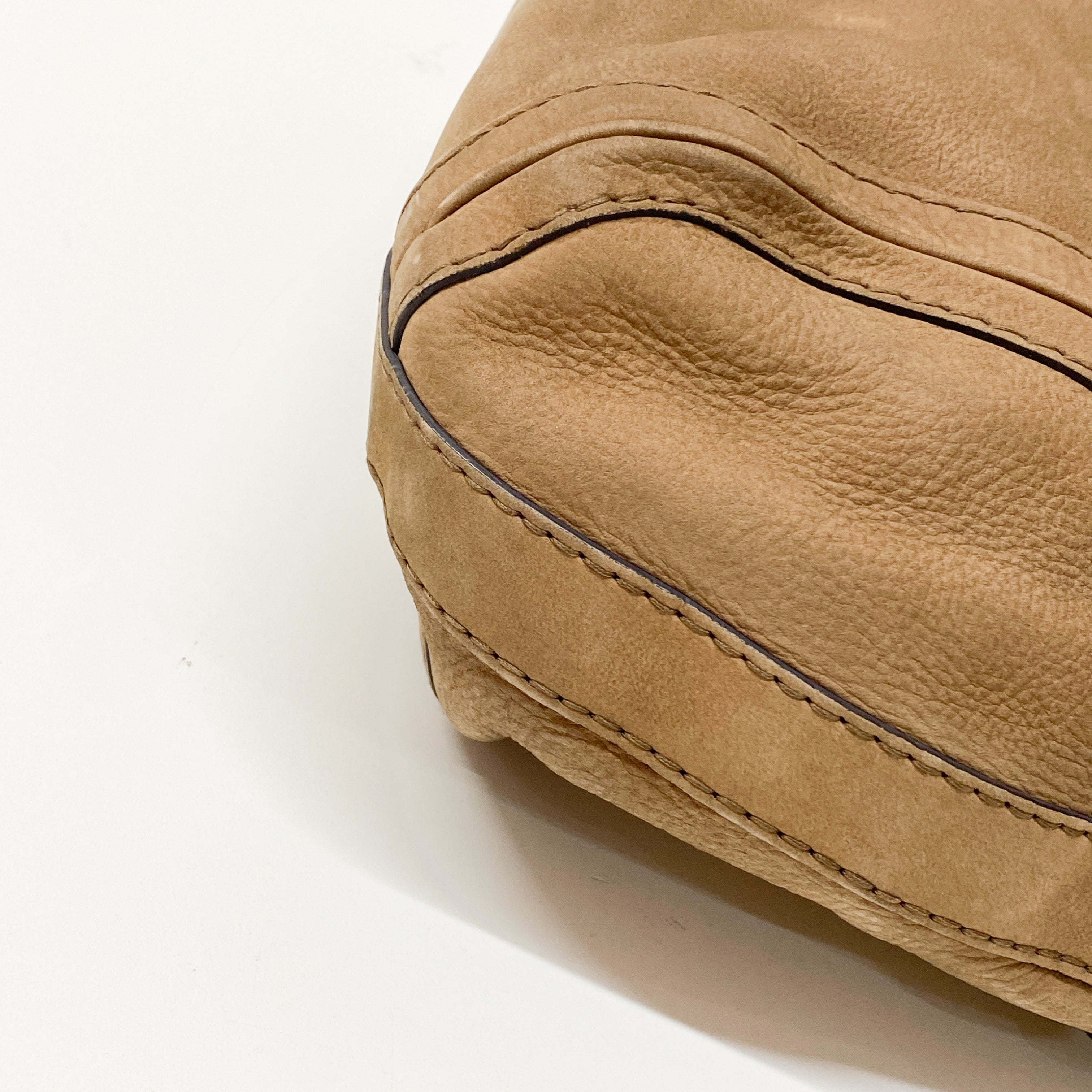 Vintage Brown Leather Shoulder Bag