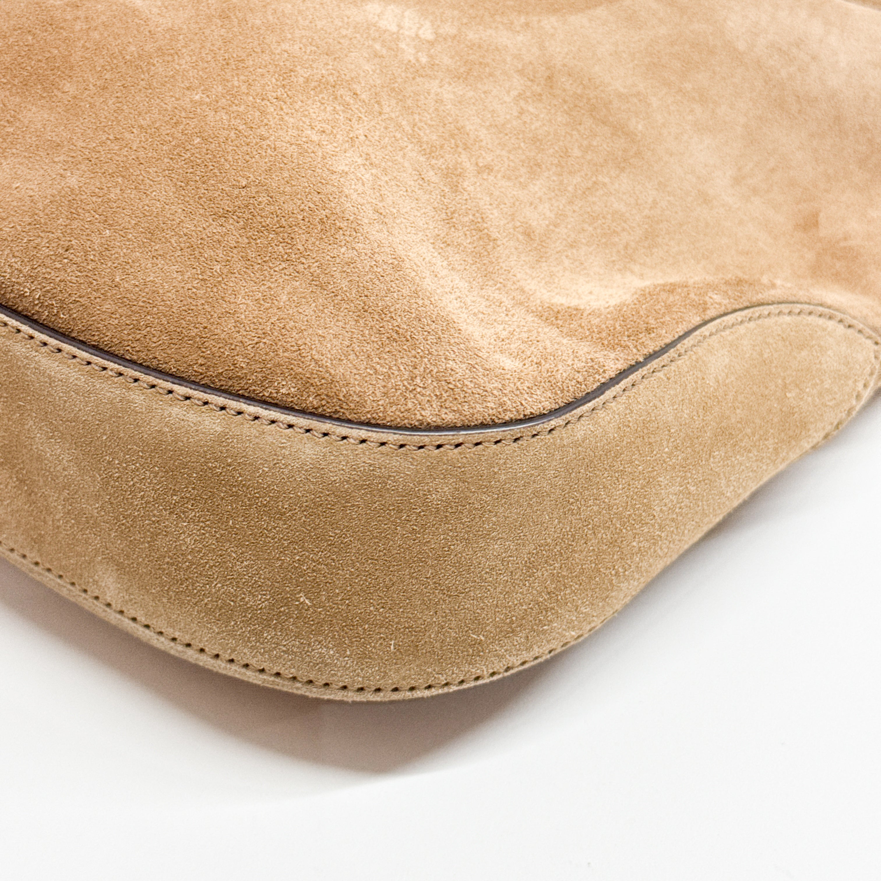 Jackie Brown Suede Shoulder Bag