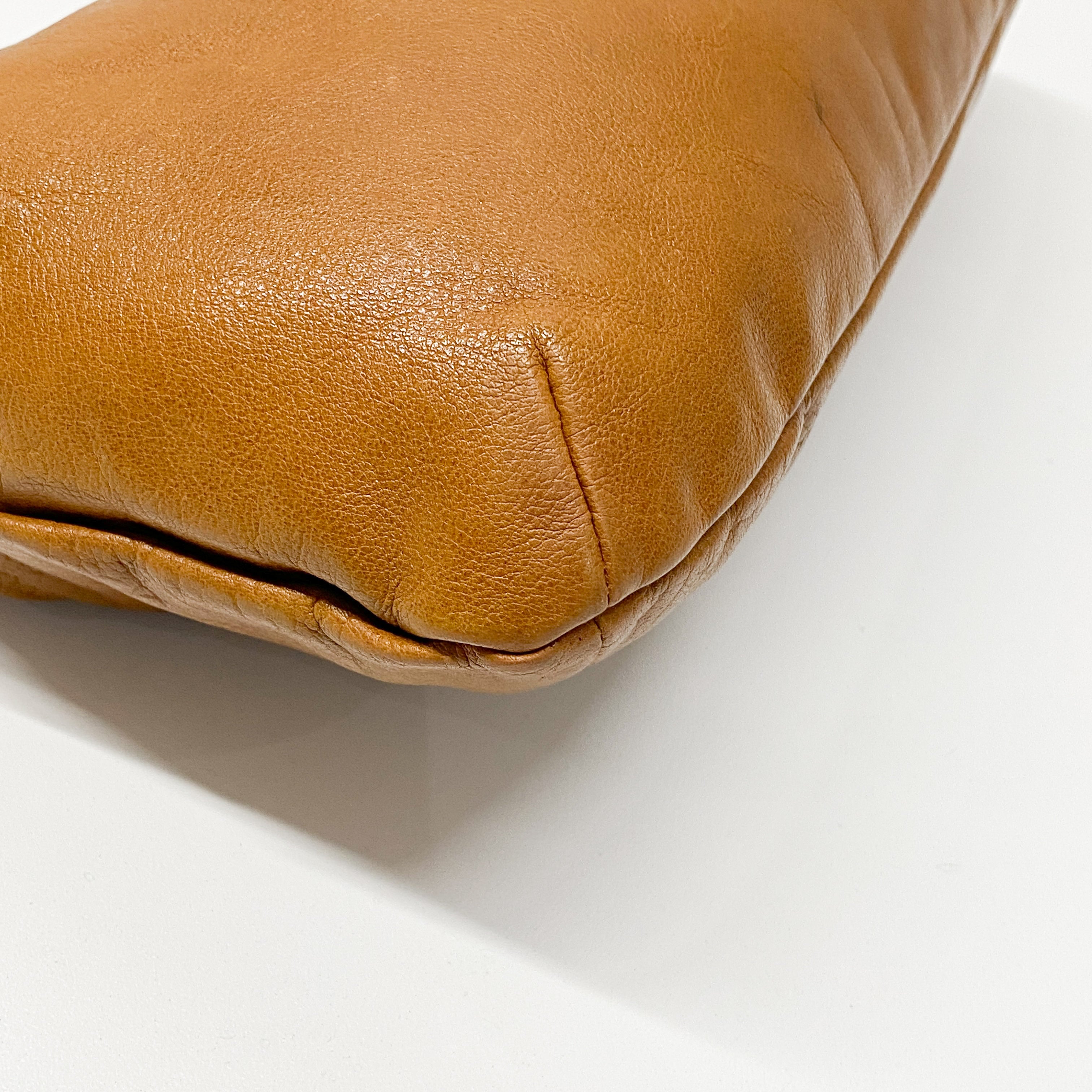 Brown Leather Shoulder Bag