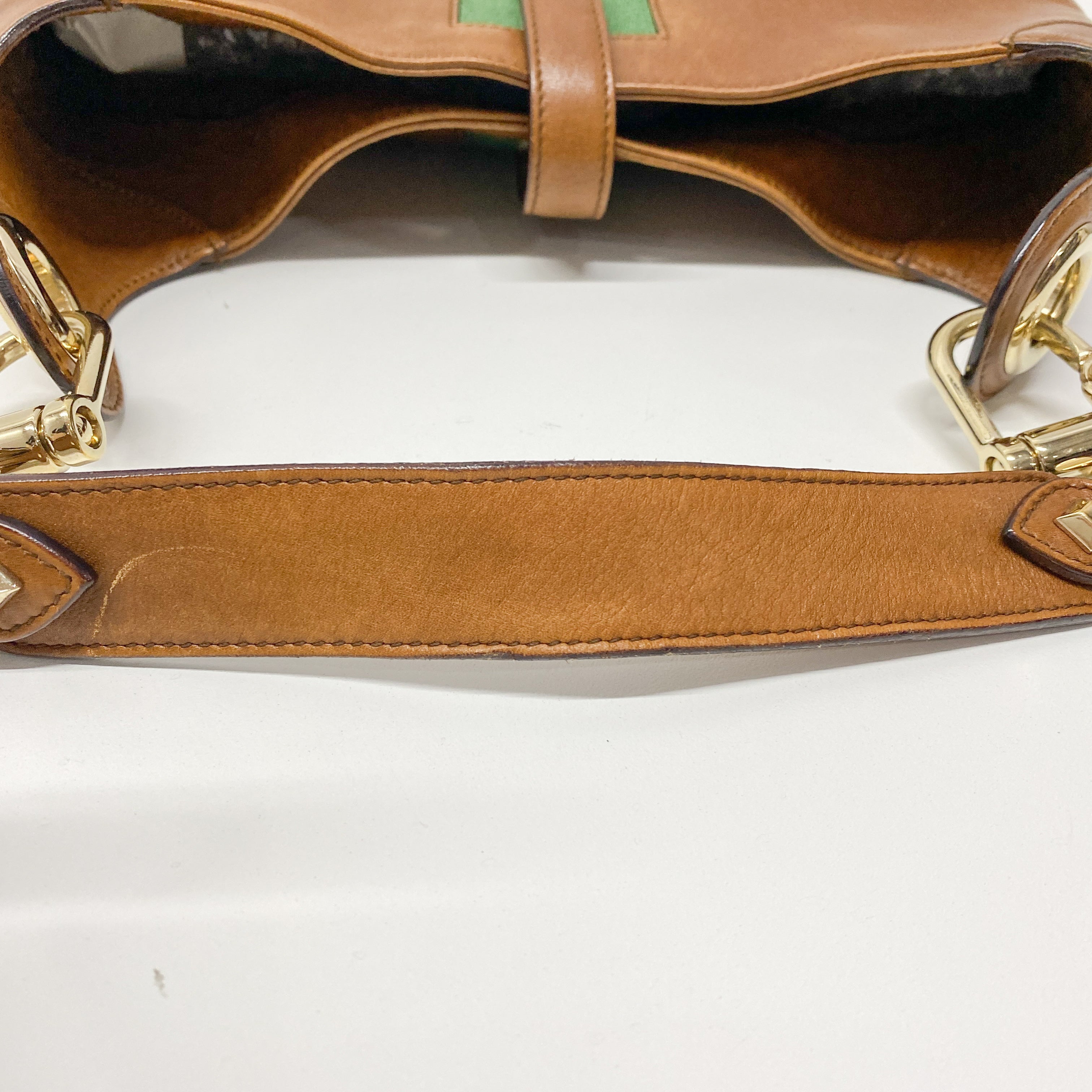 Jackie Brown Leather Shoulder Bag