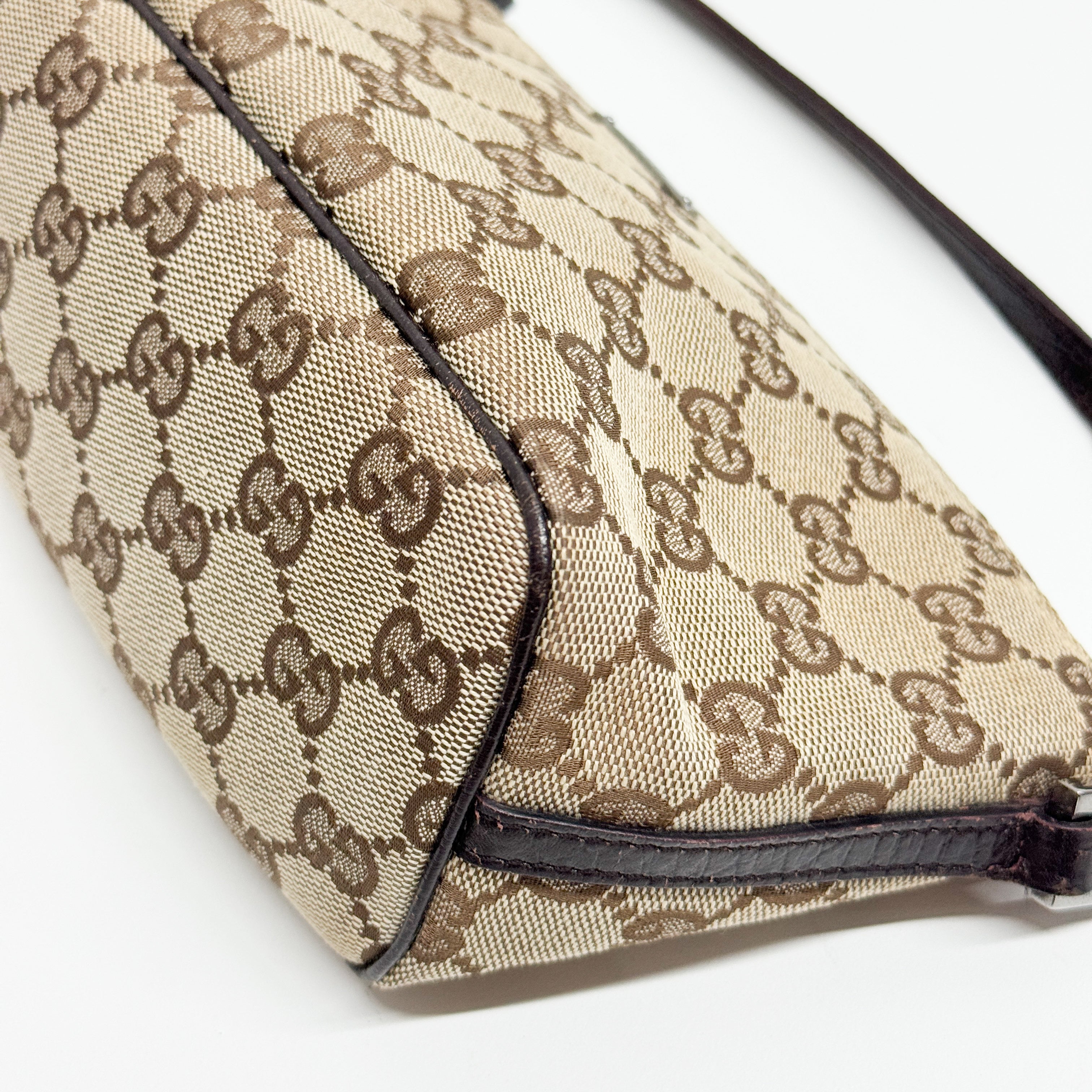 Boat GG Brown Canvas Pouch