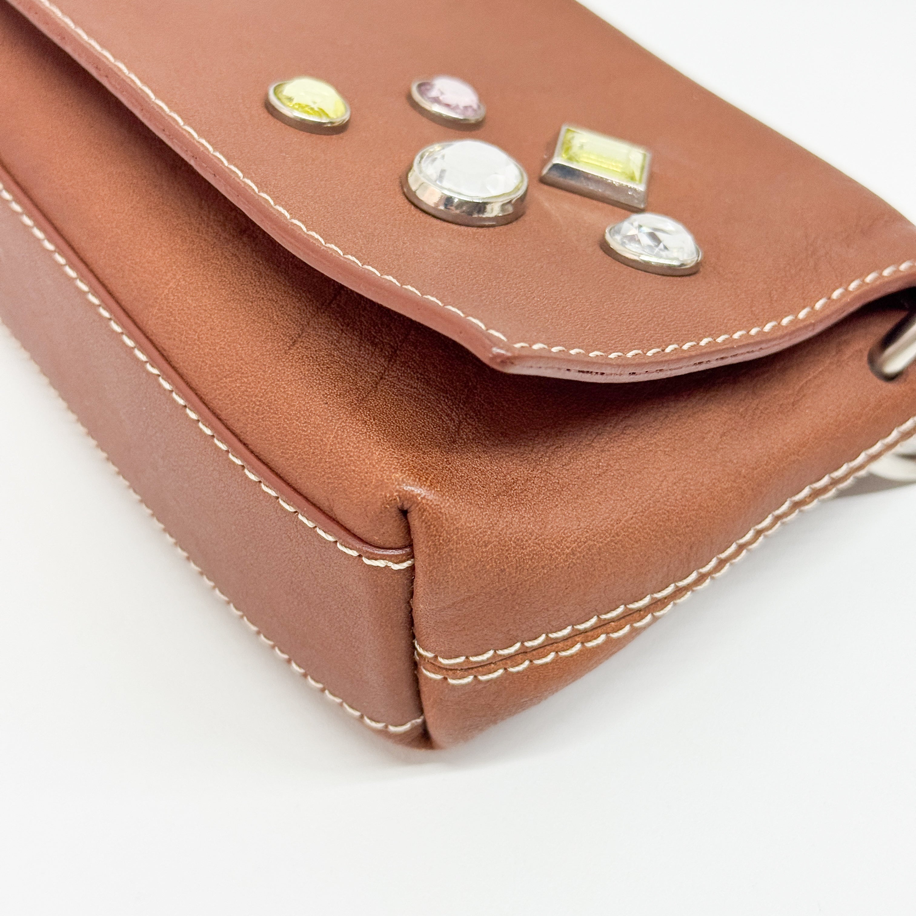 Brown Leather Shoulder Bag