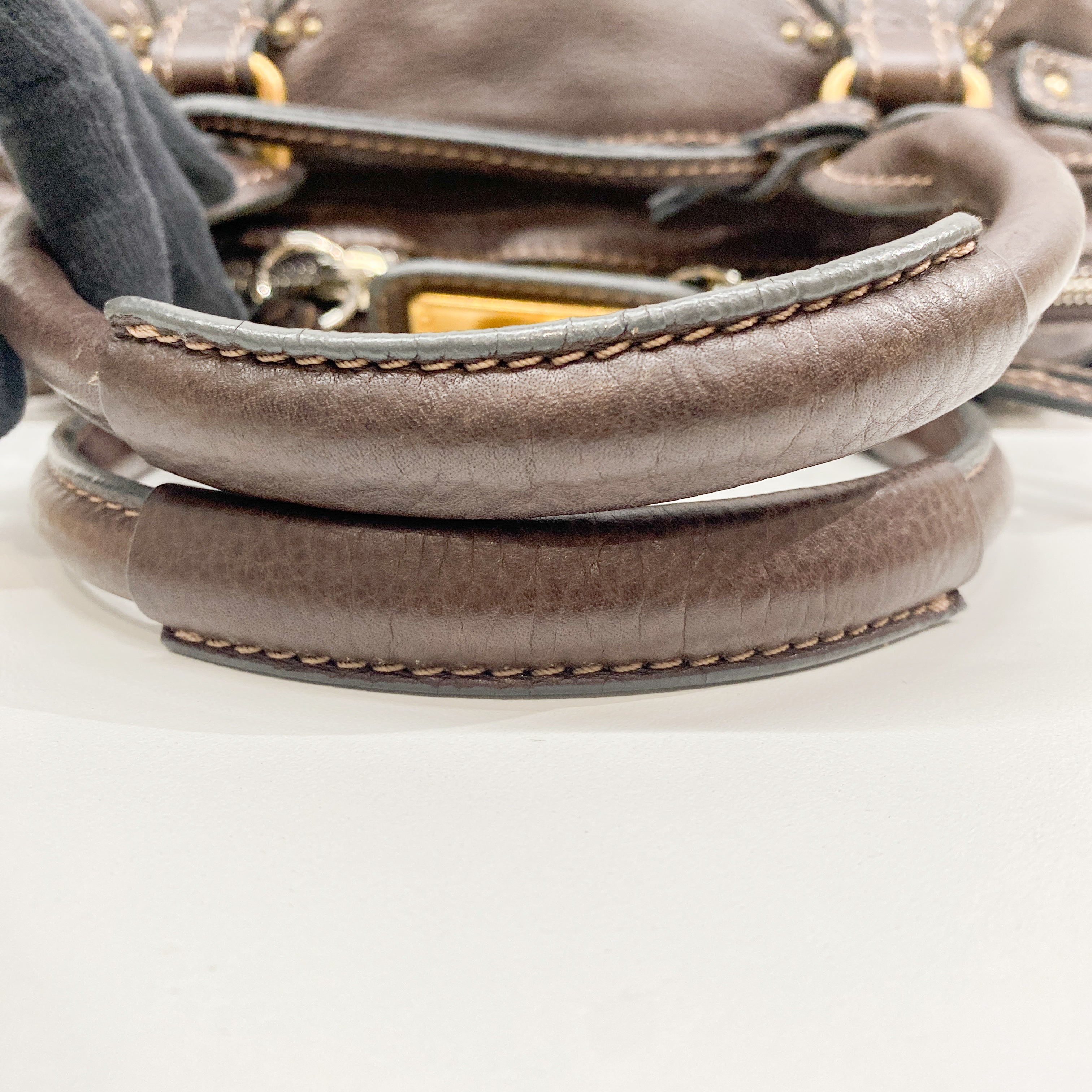 Paddington Brown Leather Shoulder Bag