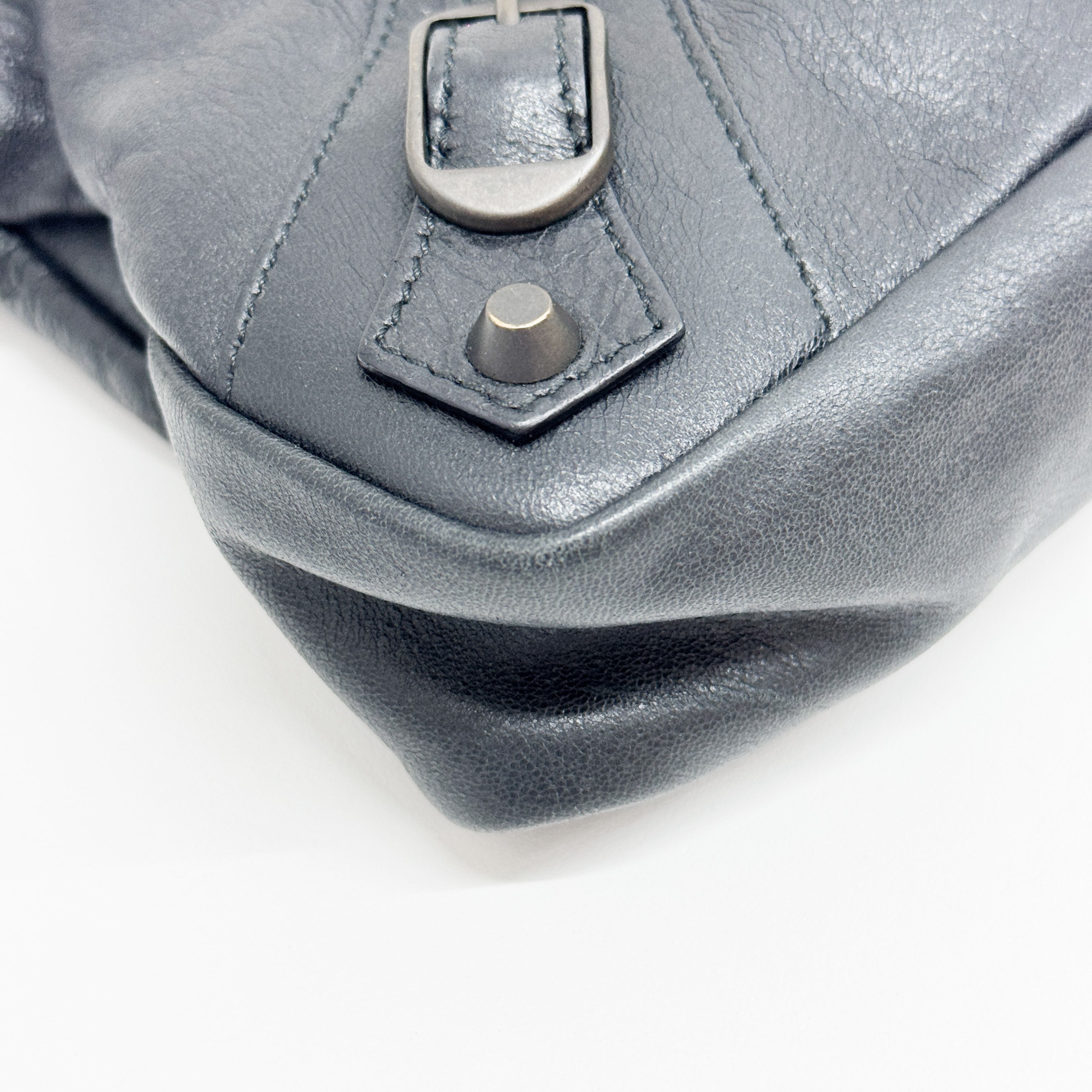 The First Black Calfskin Leather Two Way Bag