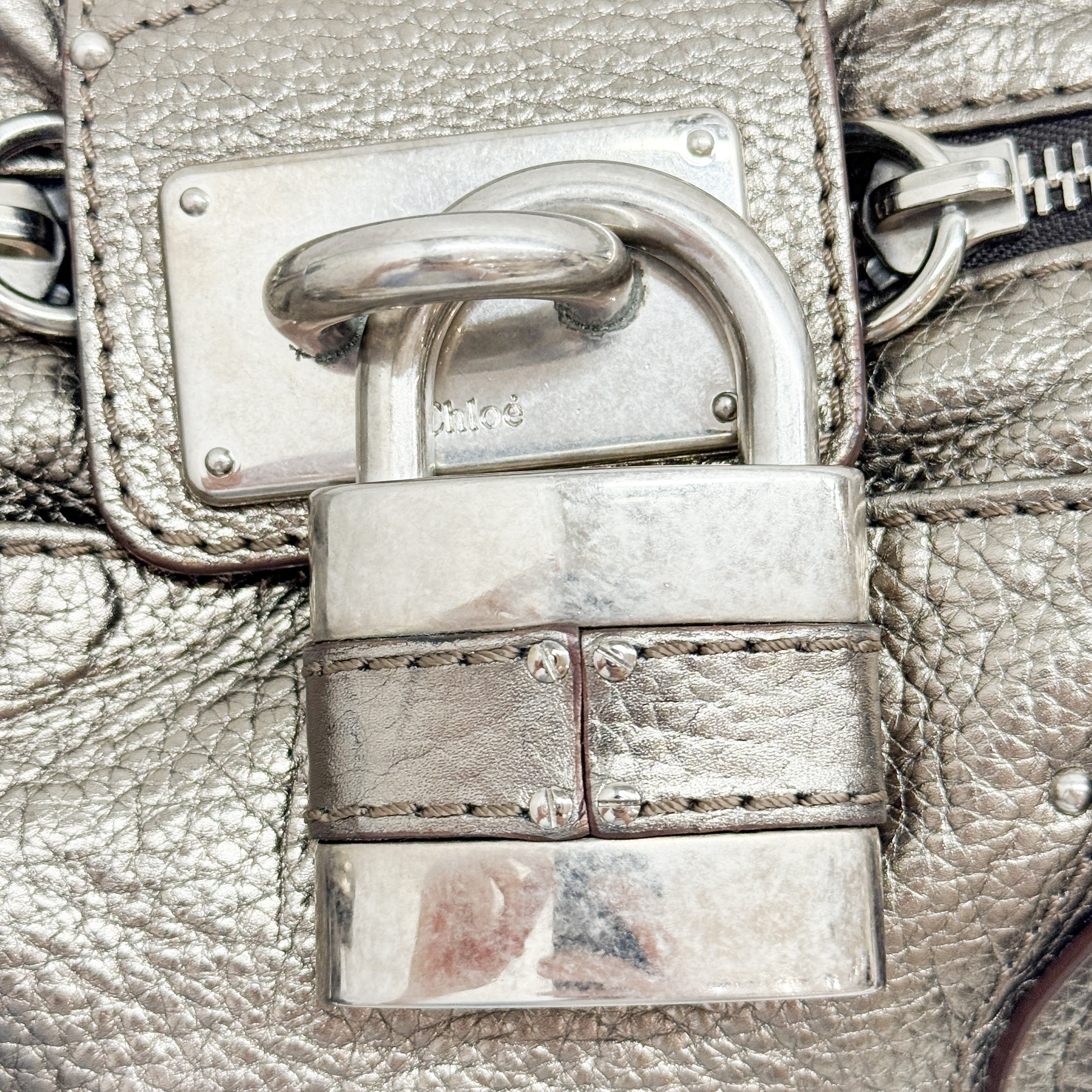 Paddington Bronze Leather Shoulder Bag