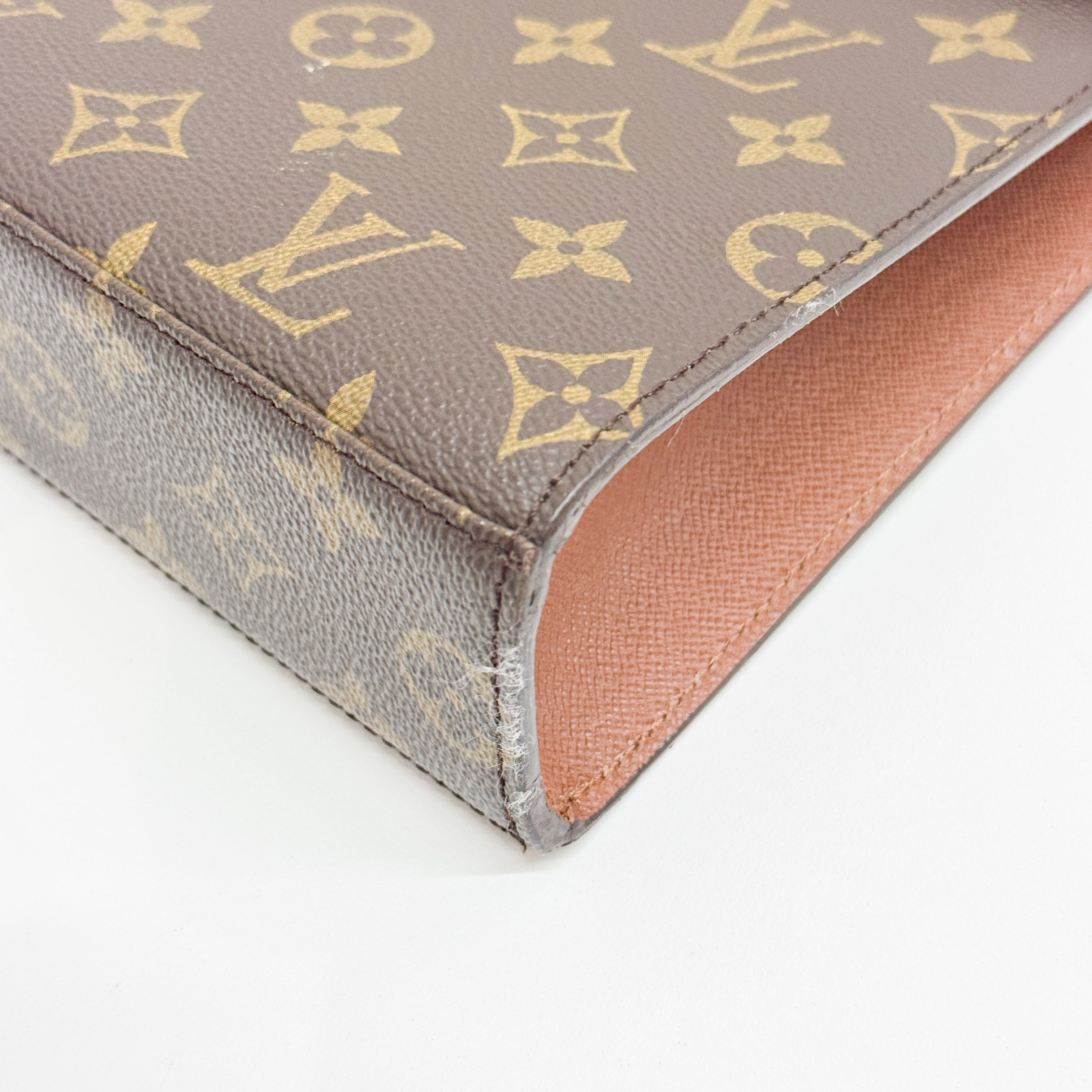 Malesherbes Brown Monogram Hand Bag
