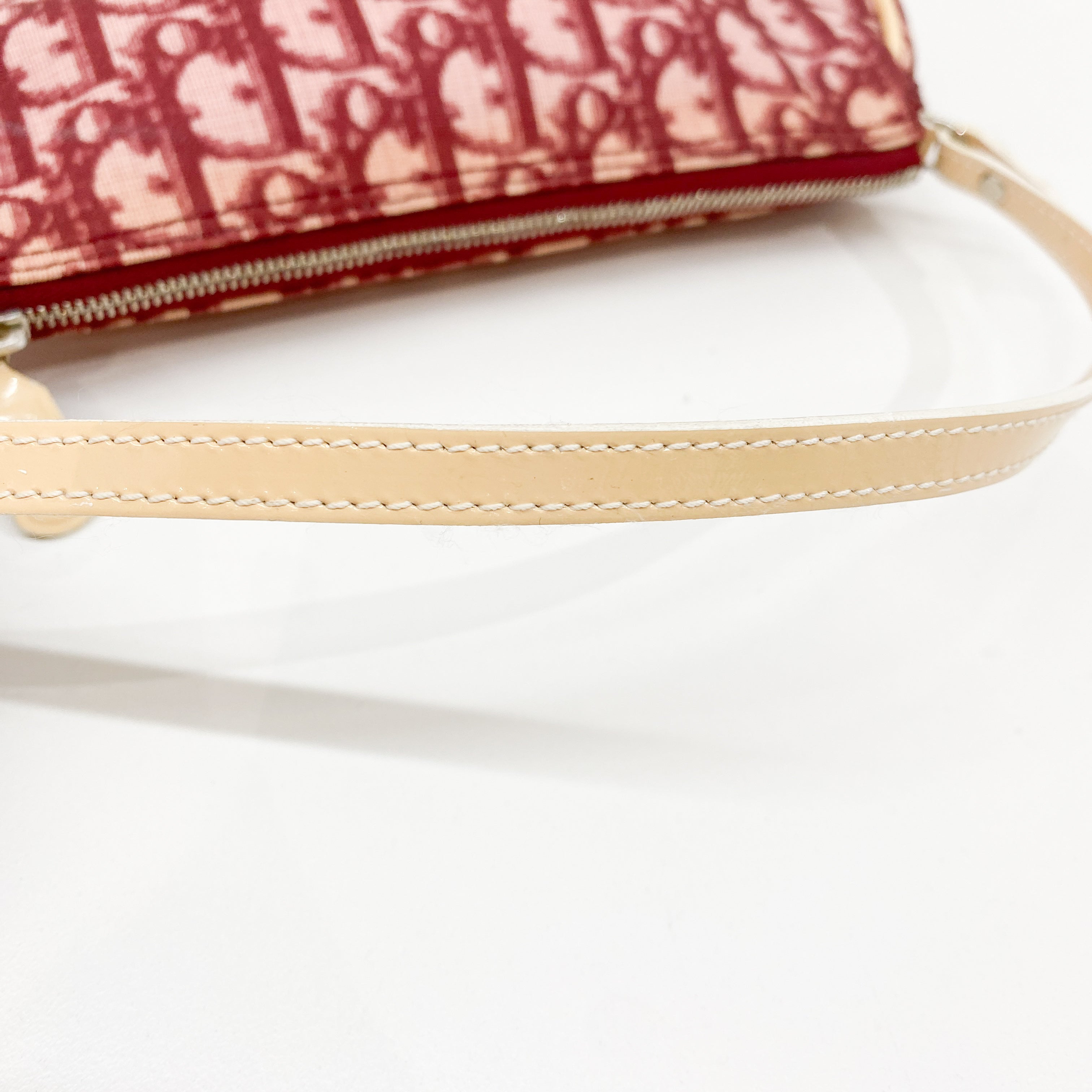 Saddle Red Trotter Canvas Shoulder Bag