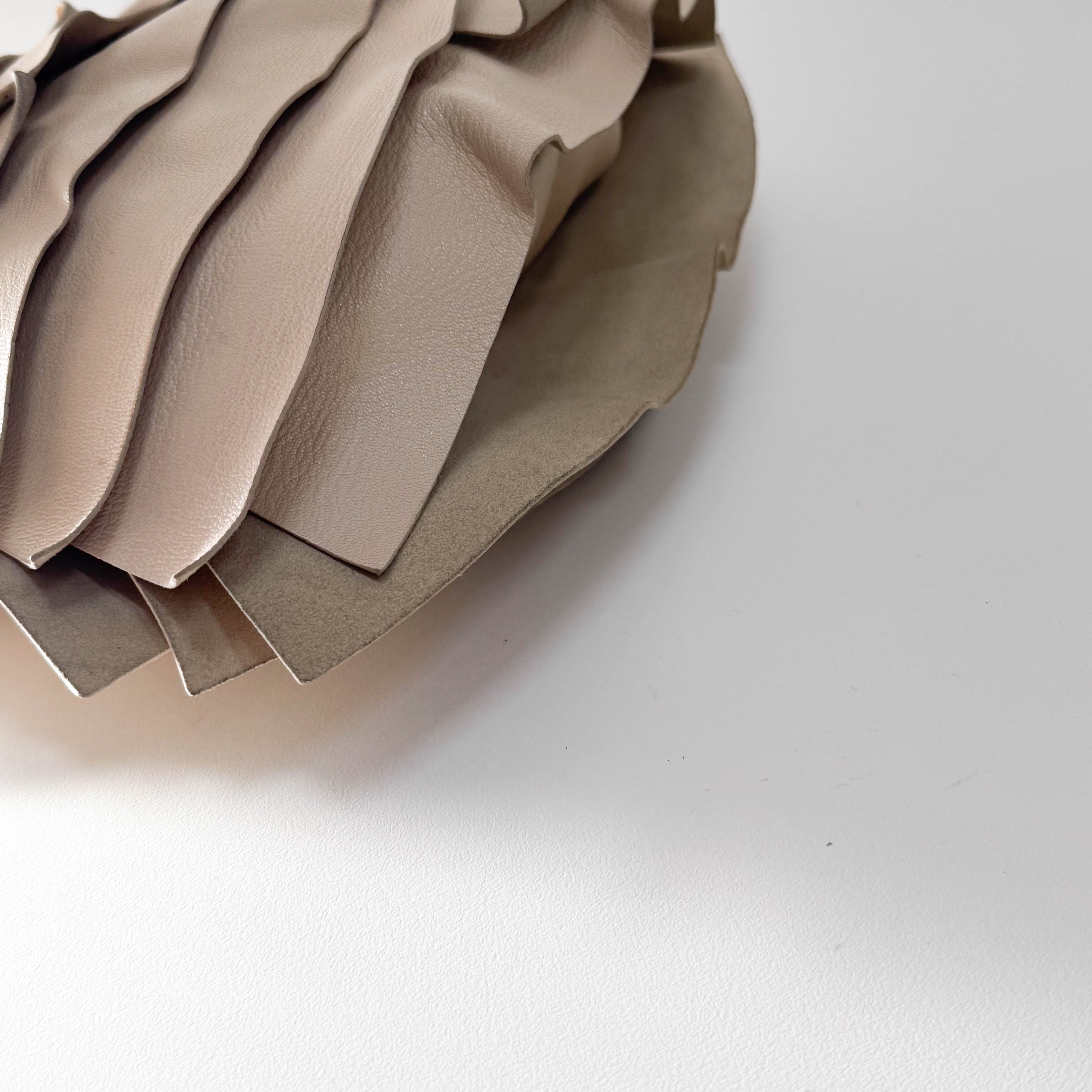 Saint-Tropez White Leather Shoulder Bag