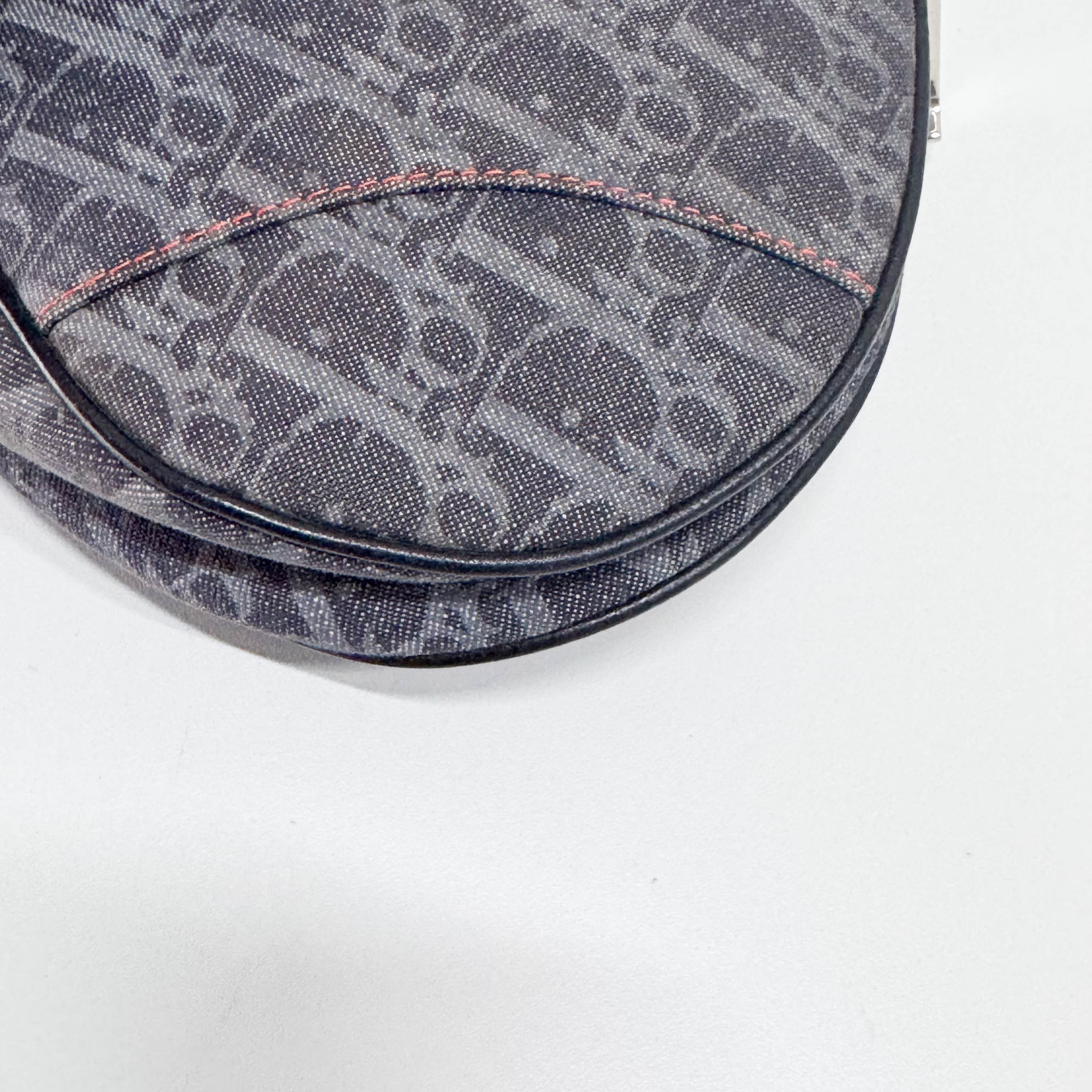 2005 Navy Flight Line Trotter Saddle Handbag