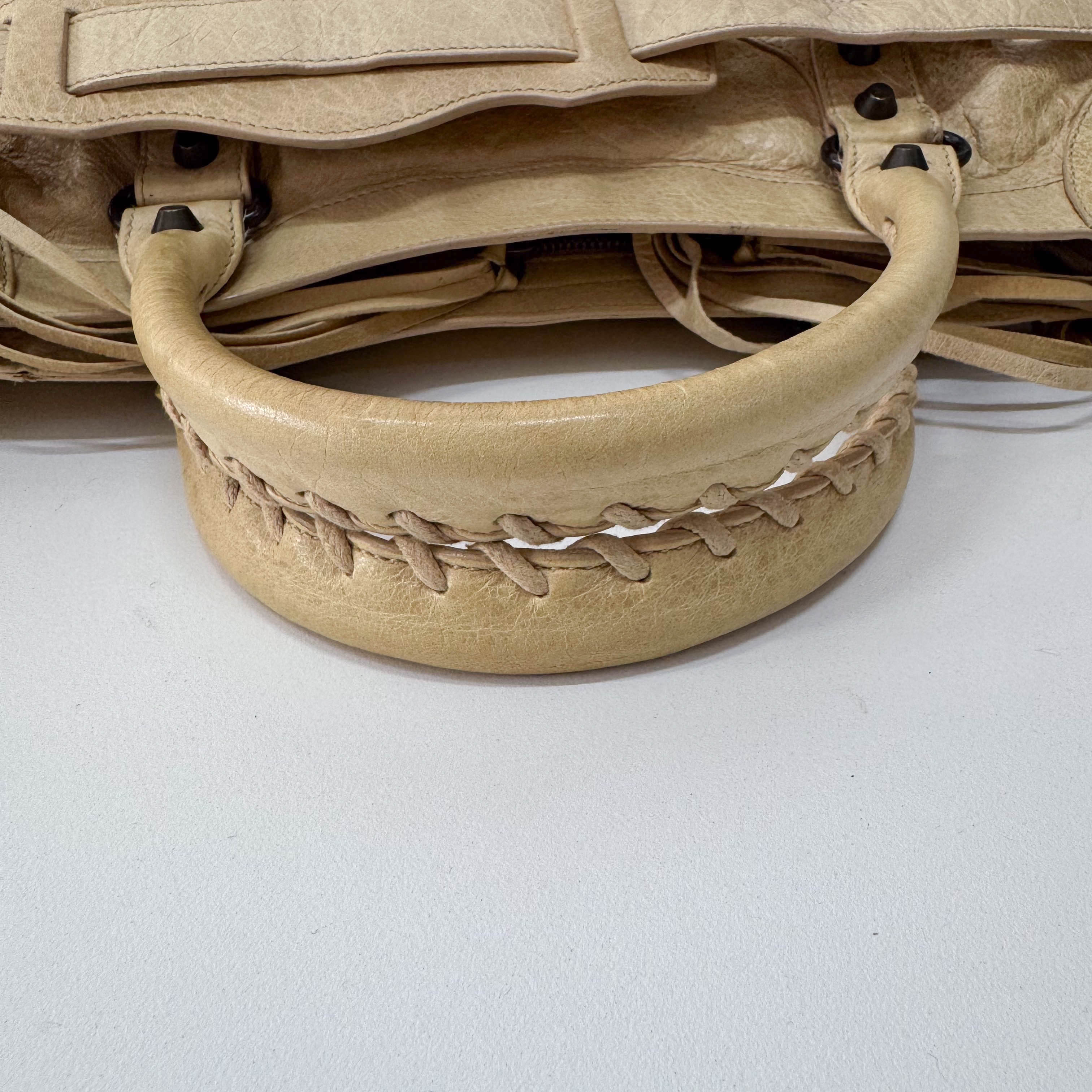 The City Green Leather Two Way Bag