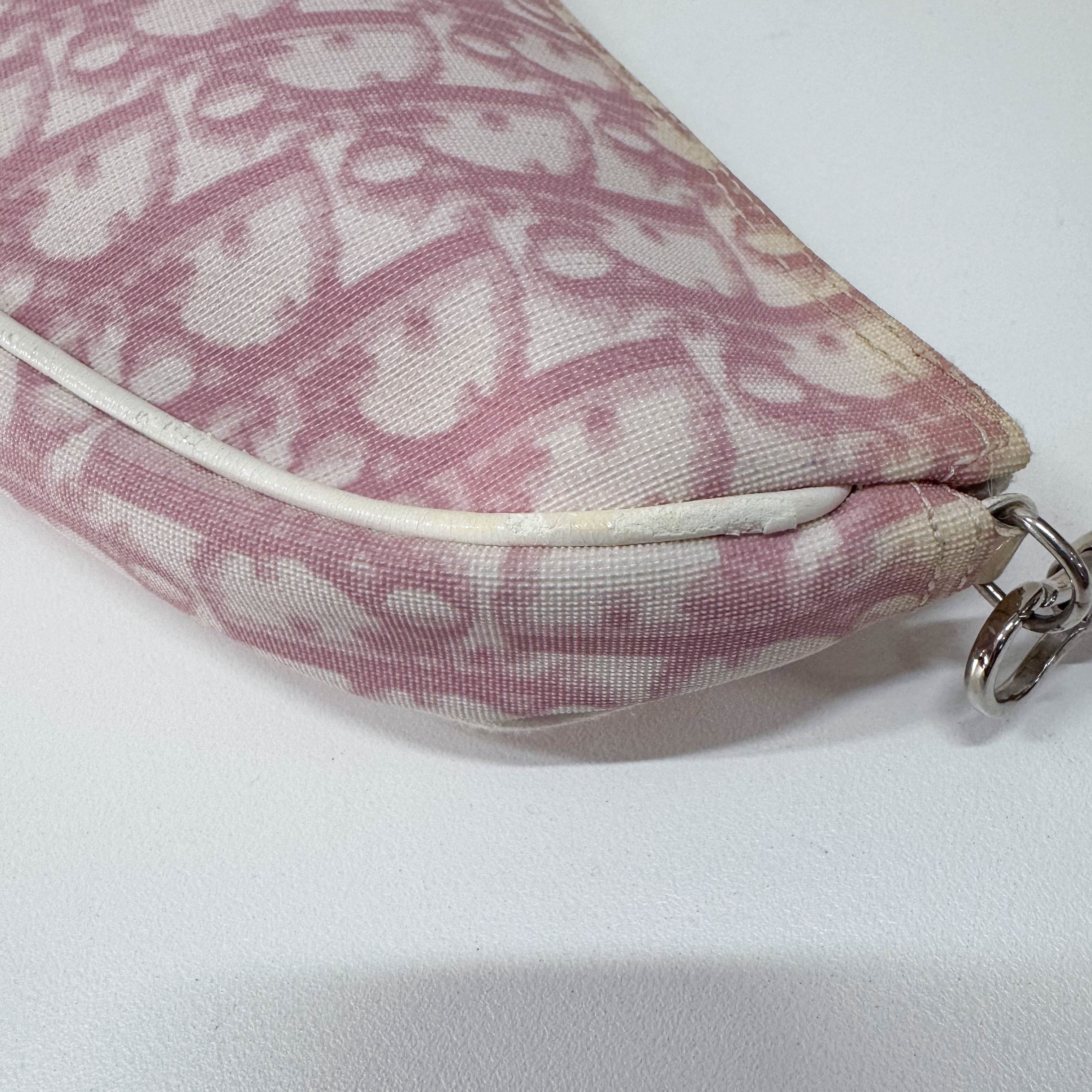 Saddle Trotter Pink Coated Canvas Shoulder Bag