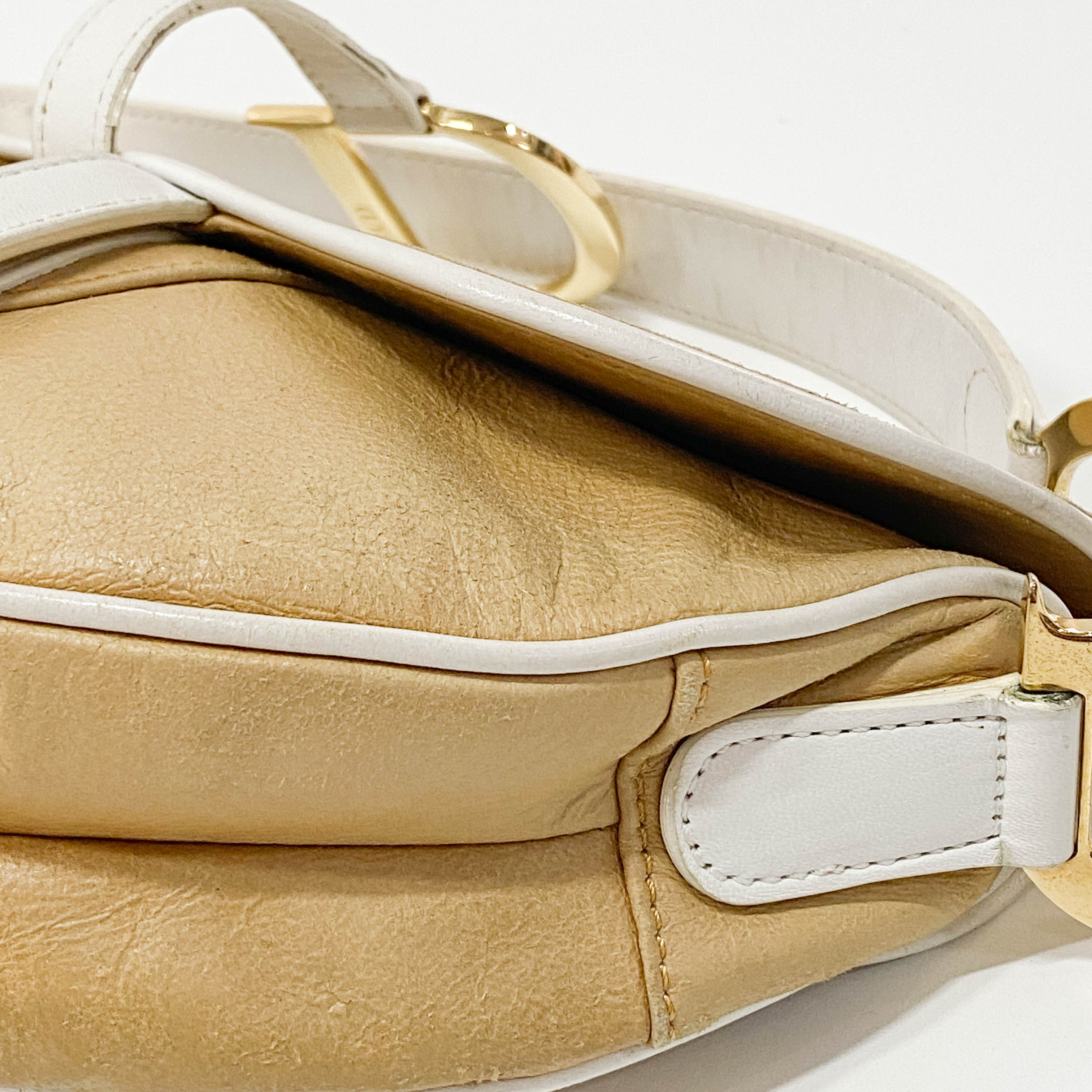 Saddle Brown Leather Shoulder Bag