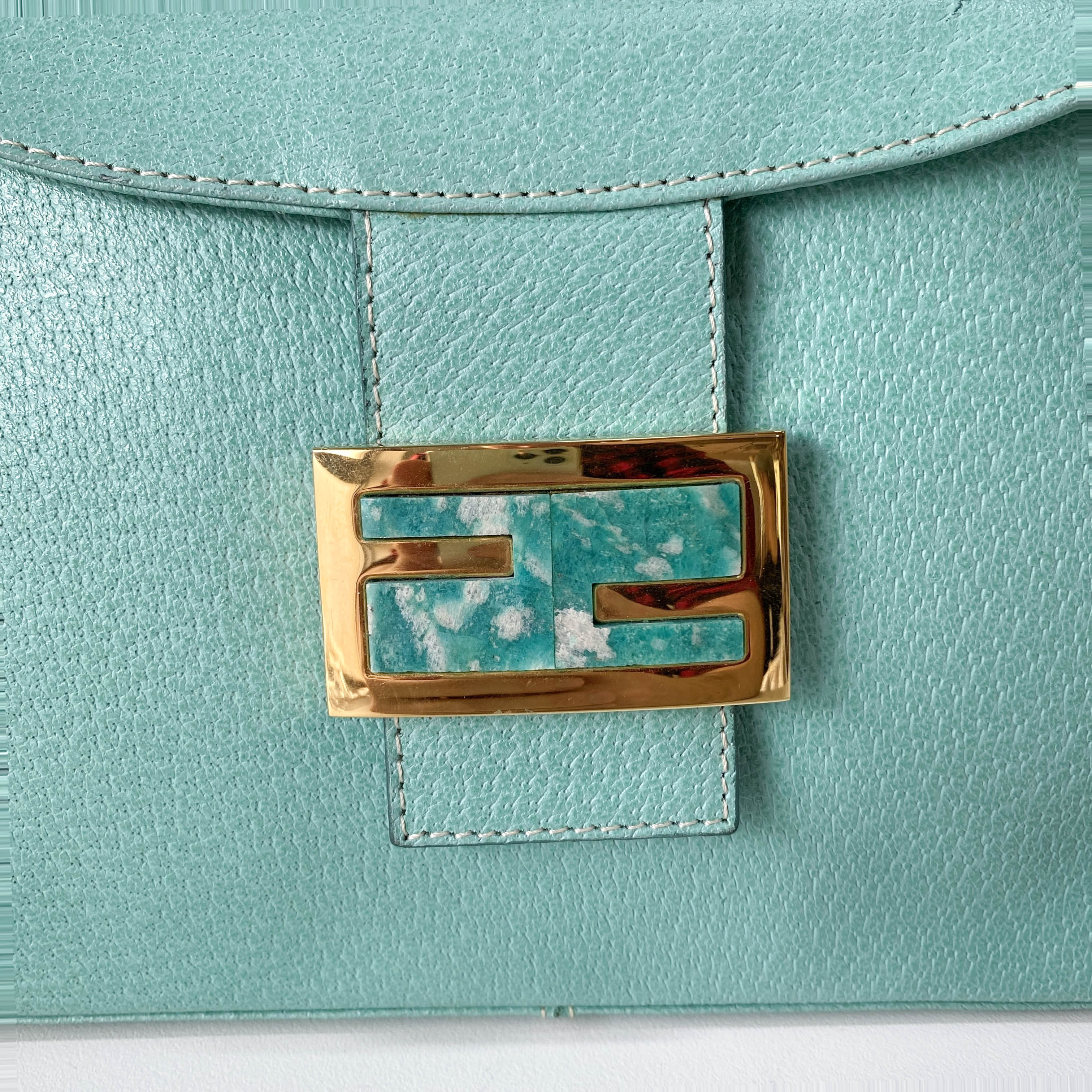 Green Leather Shoulder Bag