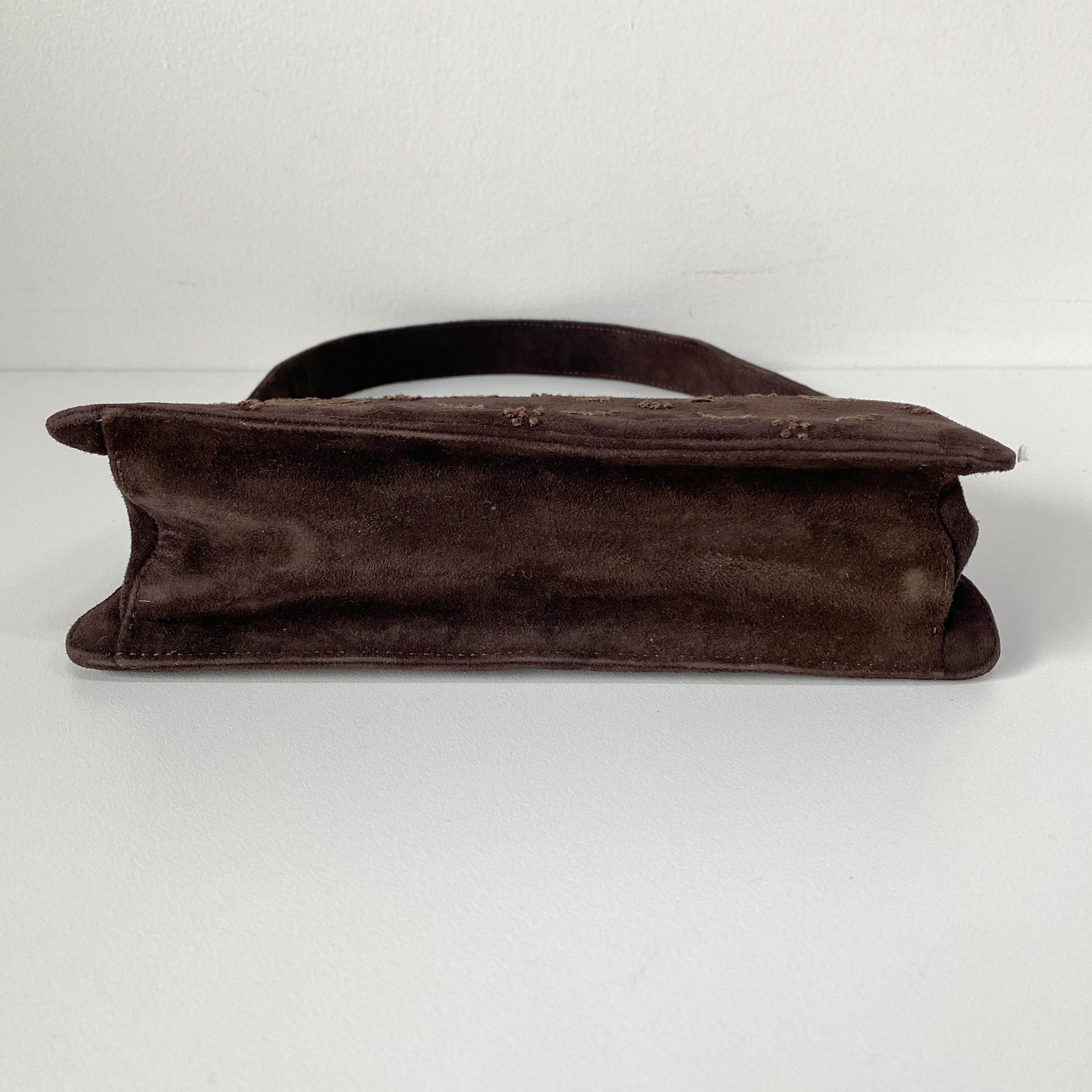 Brown Suede Handbag