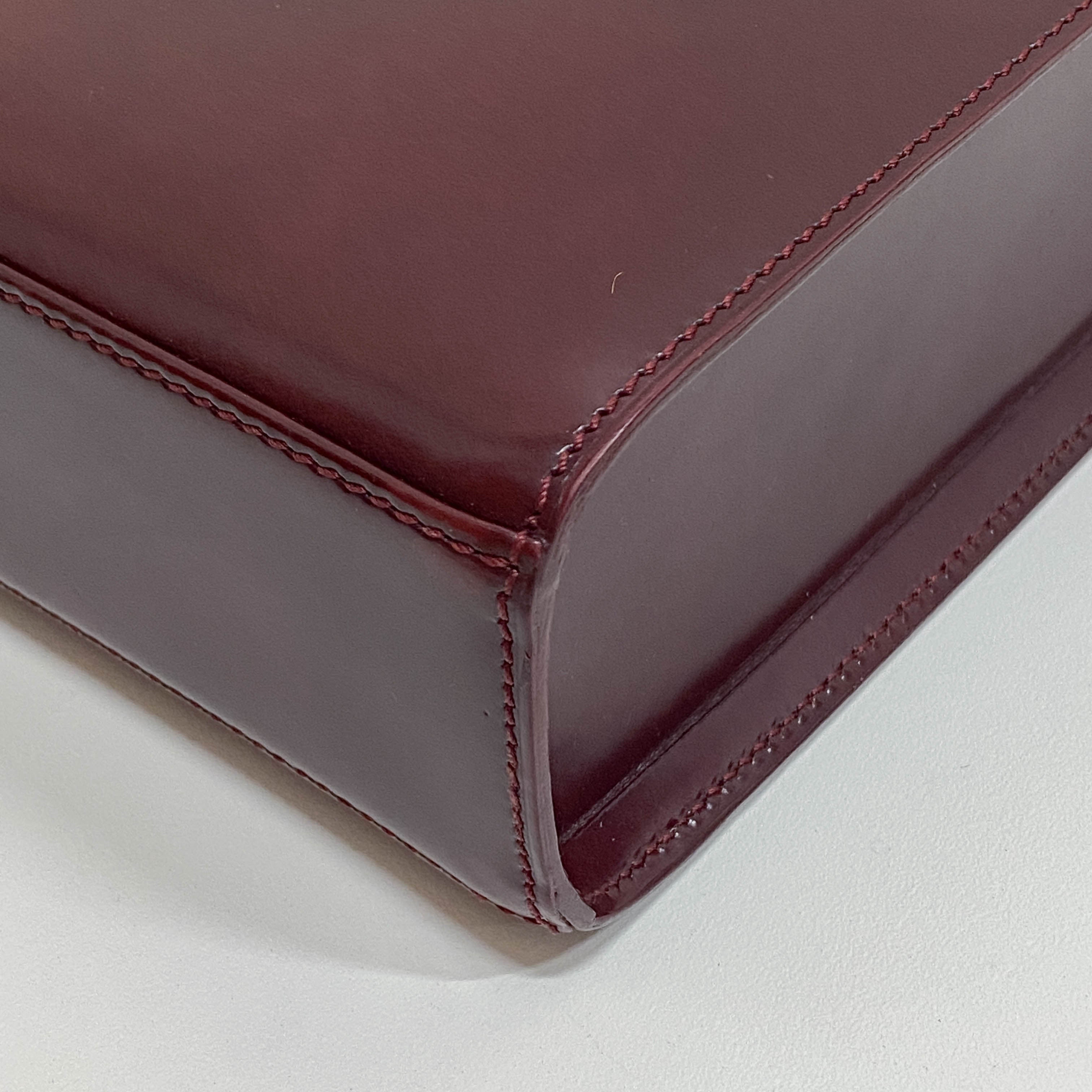 Panthère de Cartier Top Handle Leather Bag