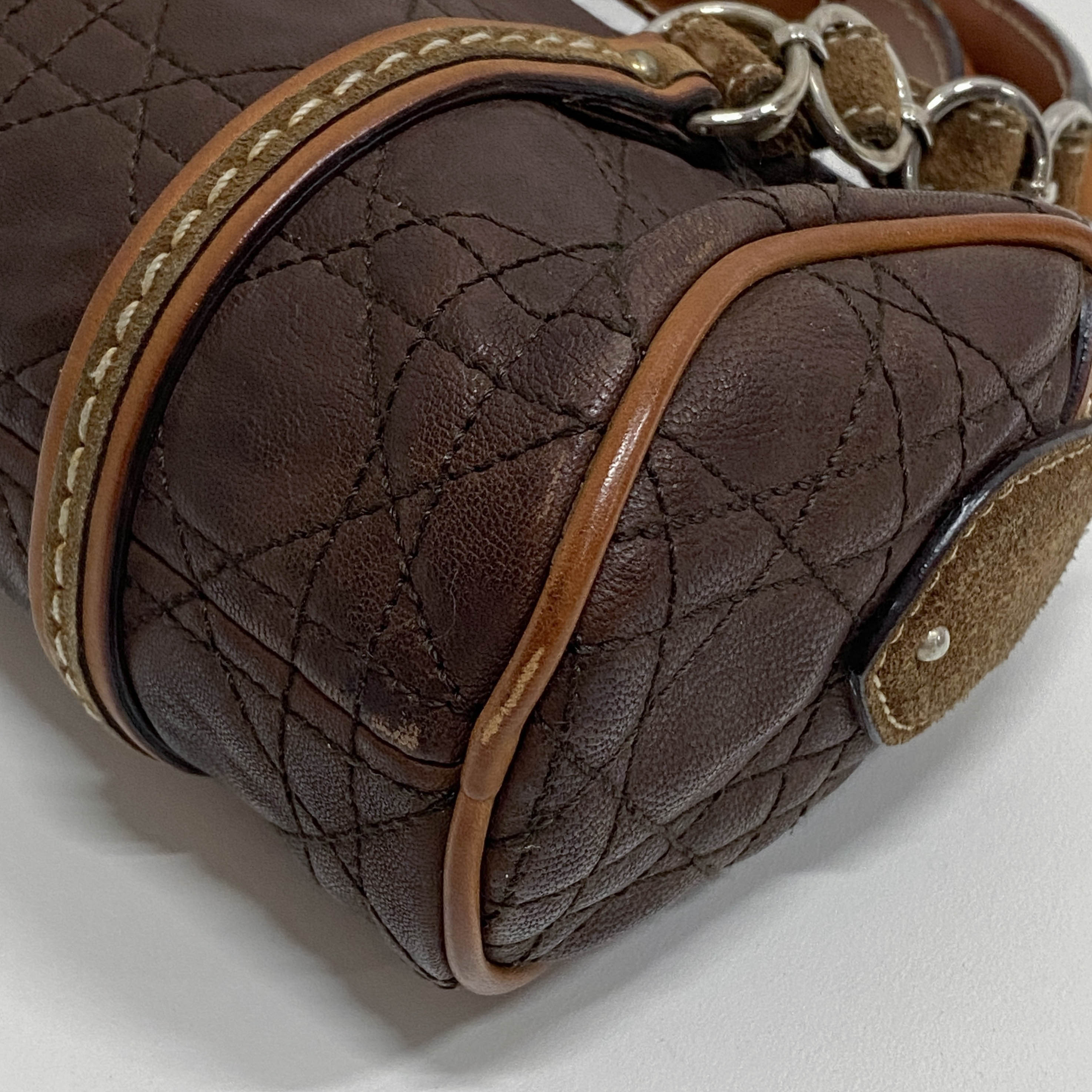 Vintage Brown Leather Hand Bag