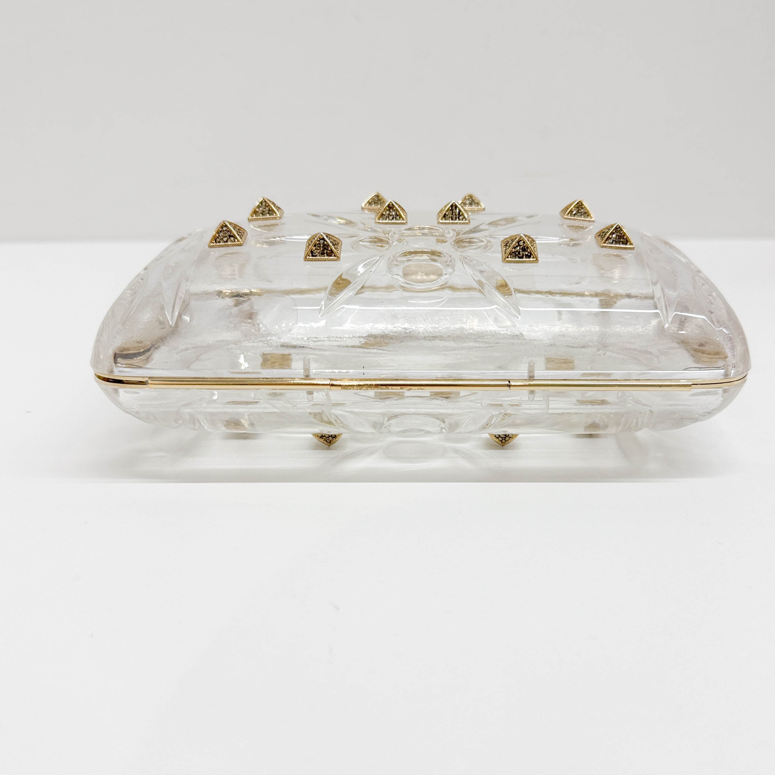 Studs Clear Plastic Two Way Bag