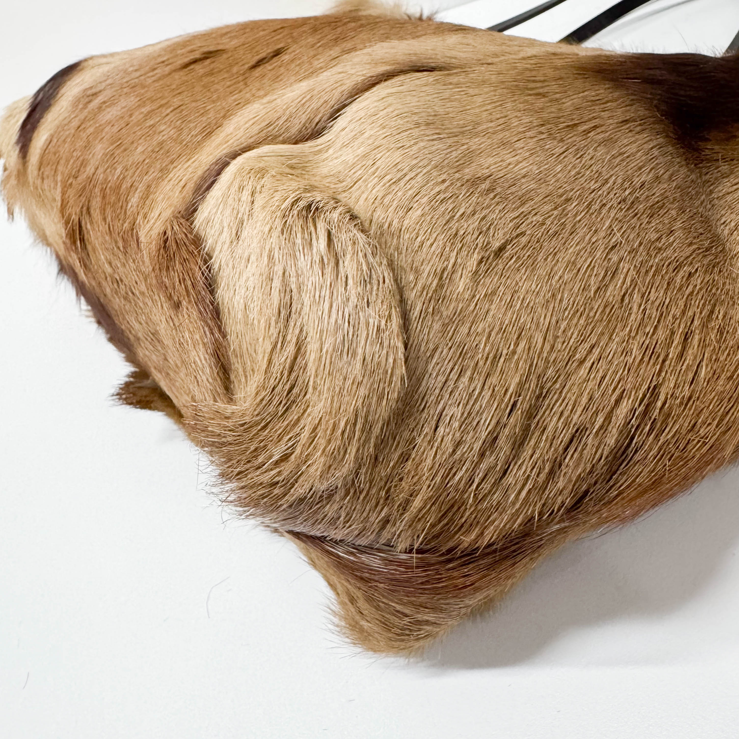 Brown Pony Hair Tote Bag