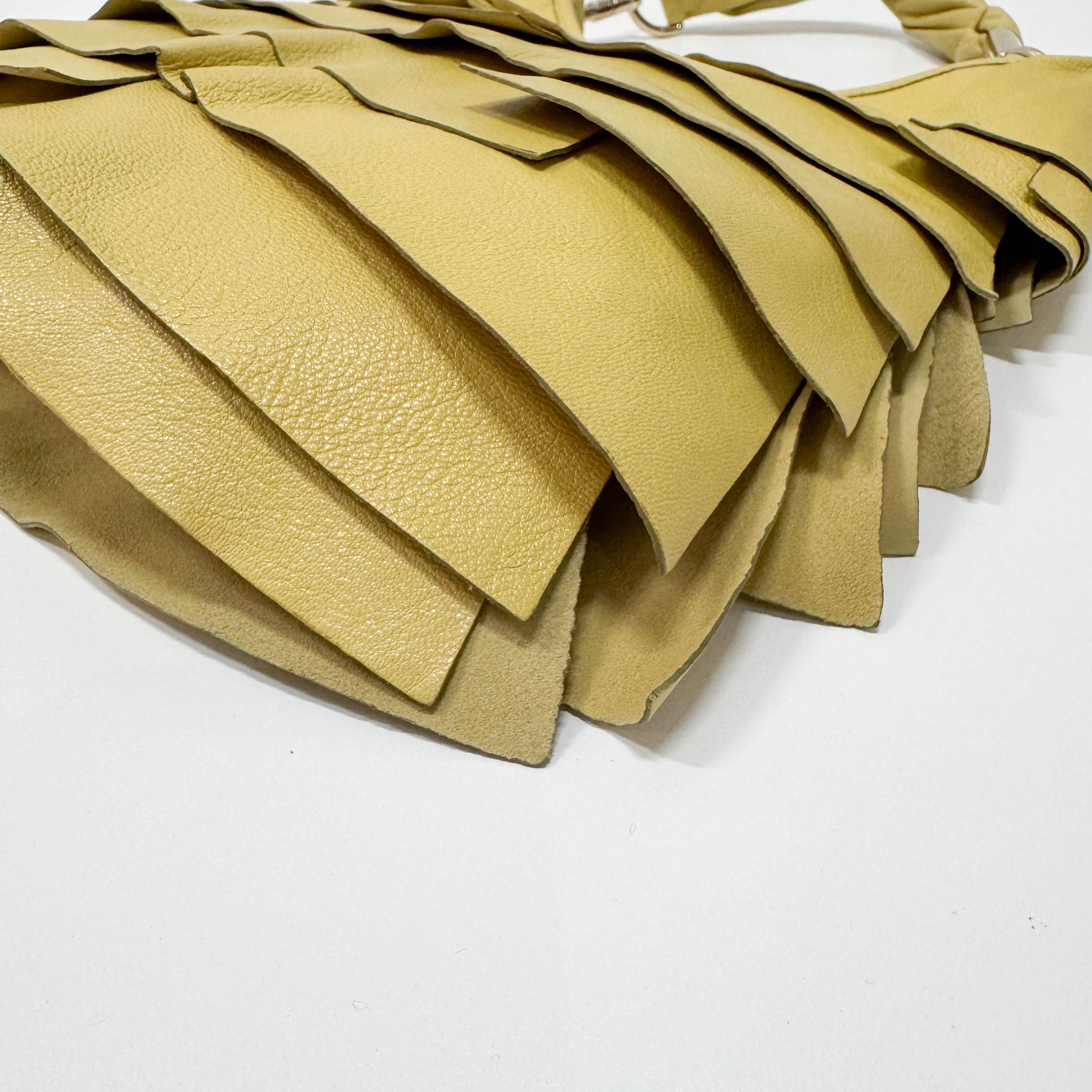 Saint Tropez Green Leather Shoulder Bag