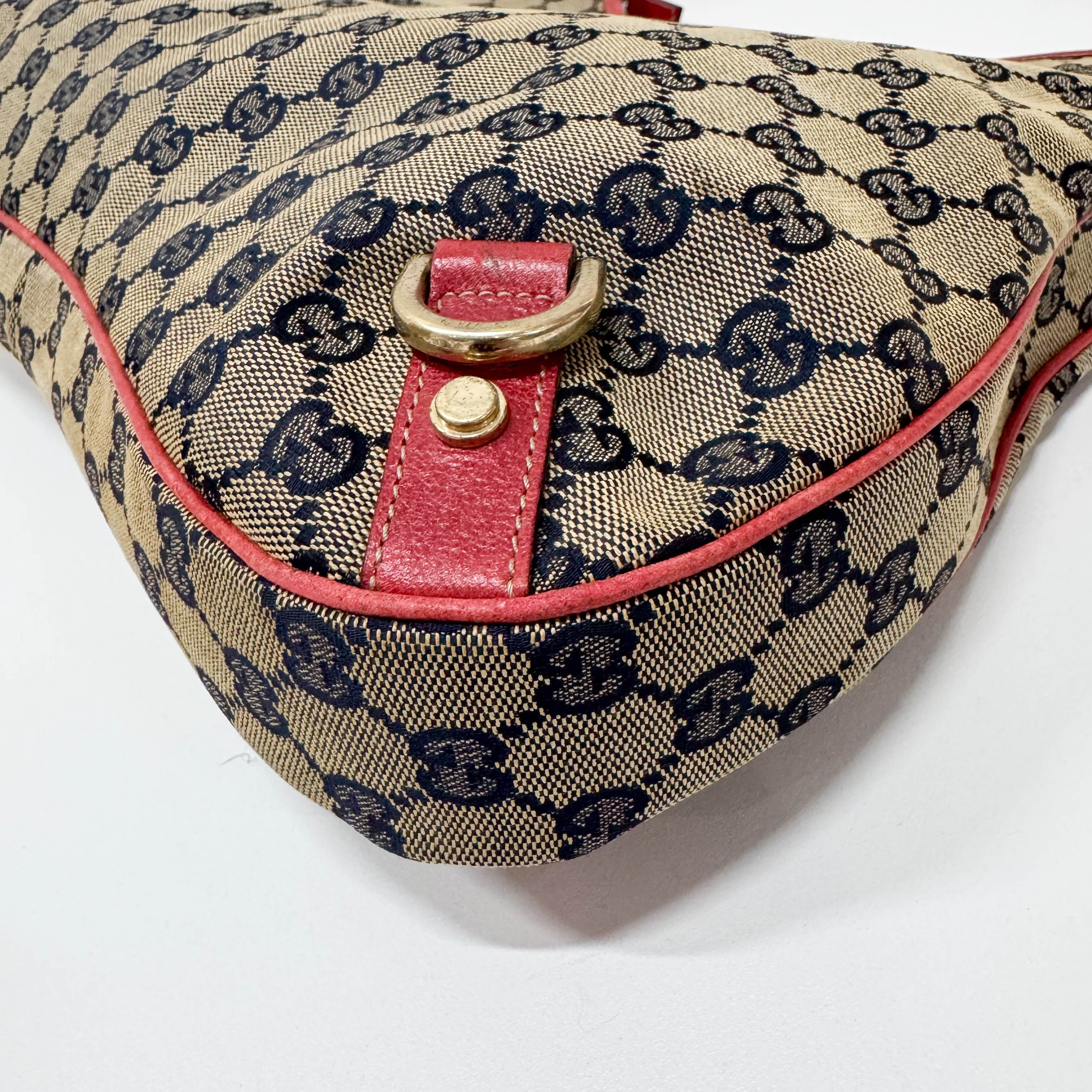 GG Canvas D-Ring Abbey Hobo Bag