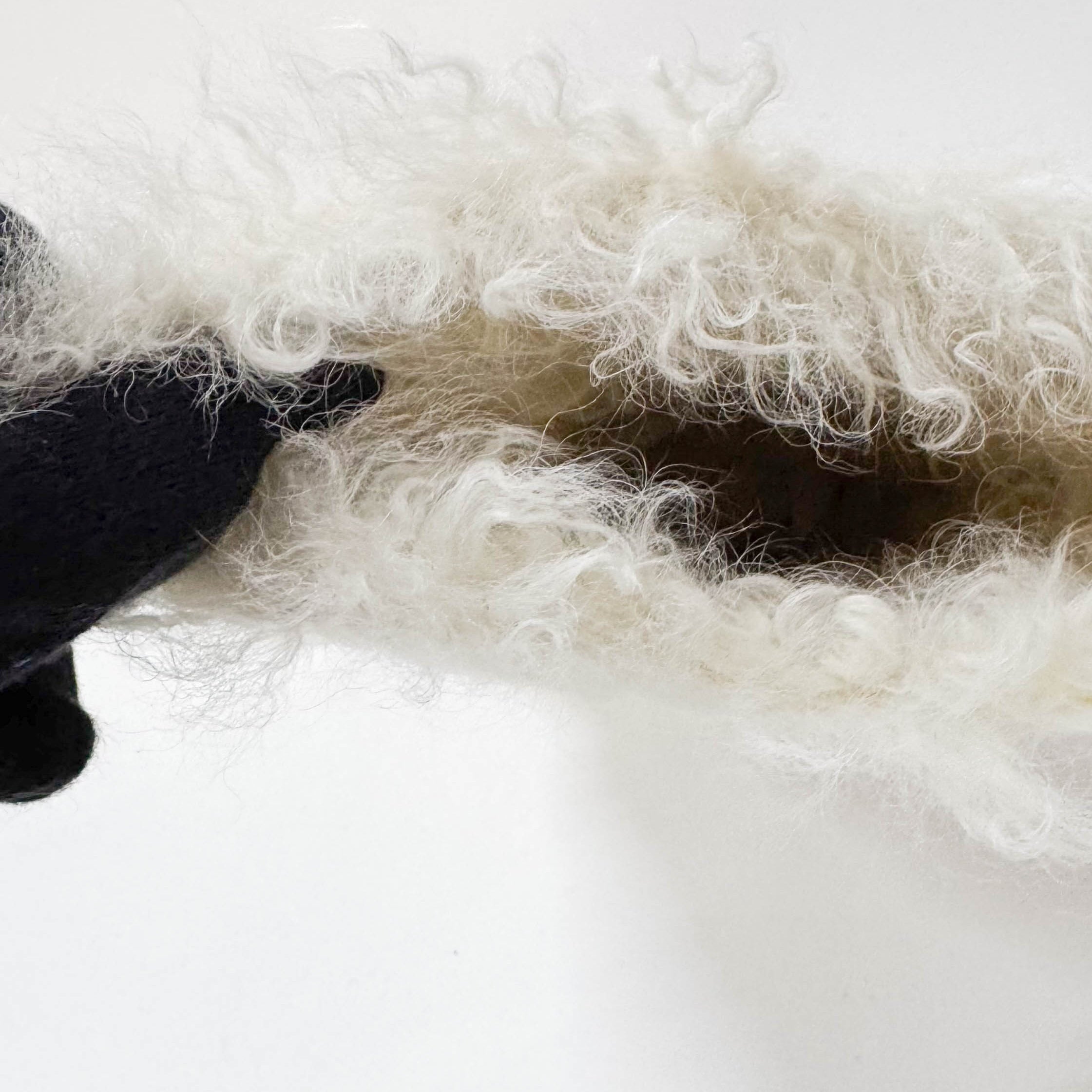 Size 39 White Fur Long Boots