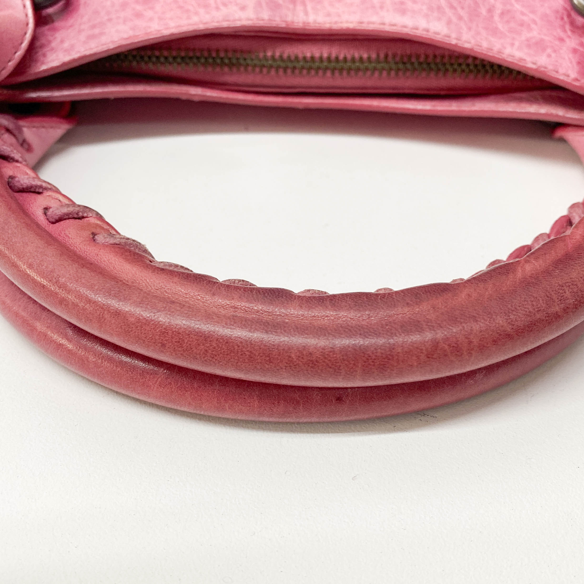The First Pink Calfskin Leather Two Way Bag