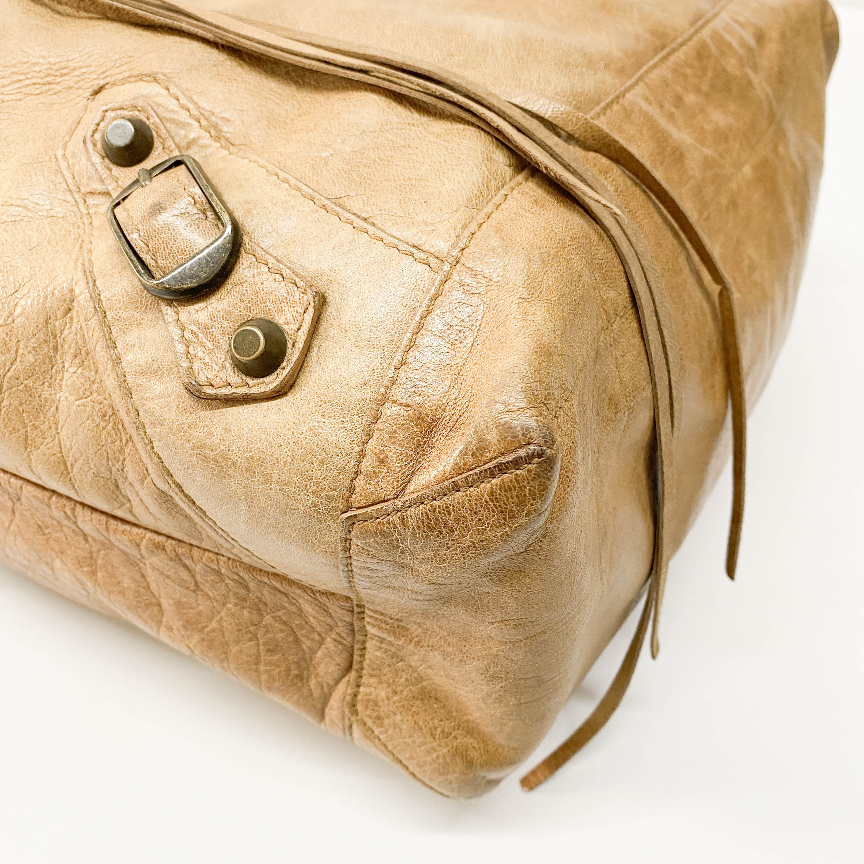 The Day Brown Calfskin Leather Hobo Bag