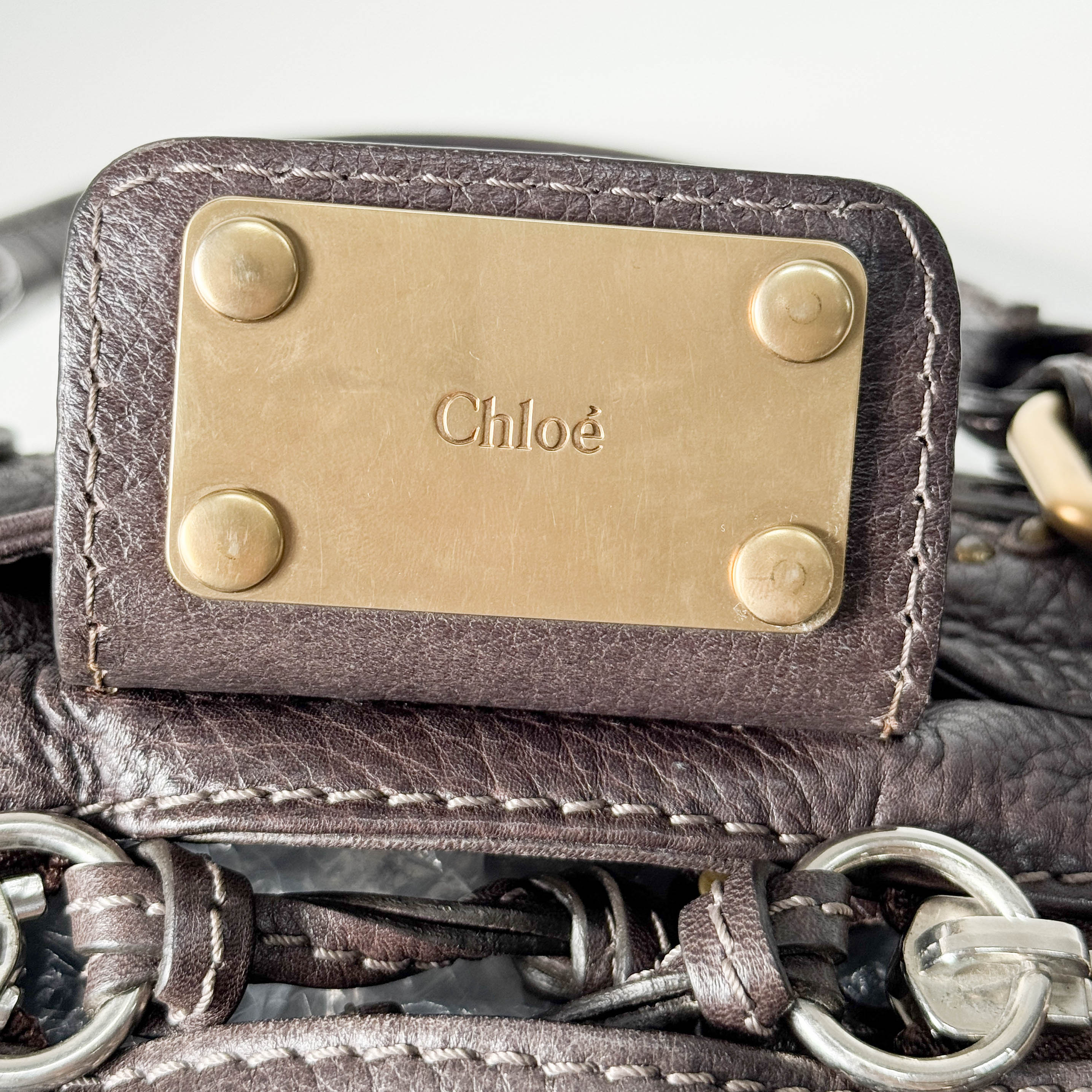 Paddington Brown Leather Shoulder Bag