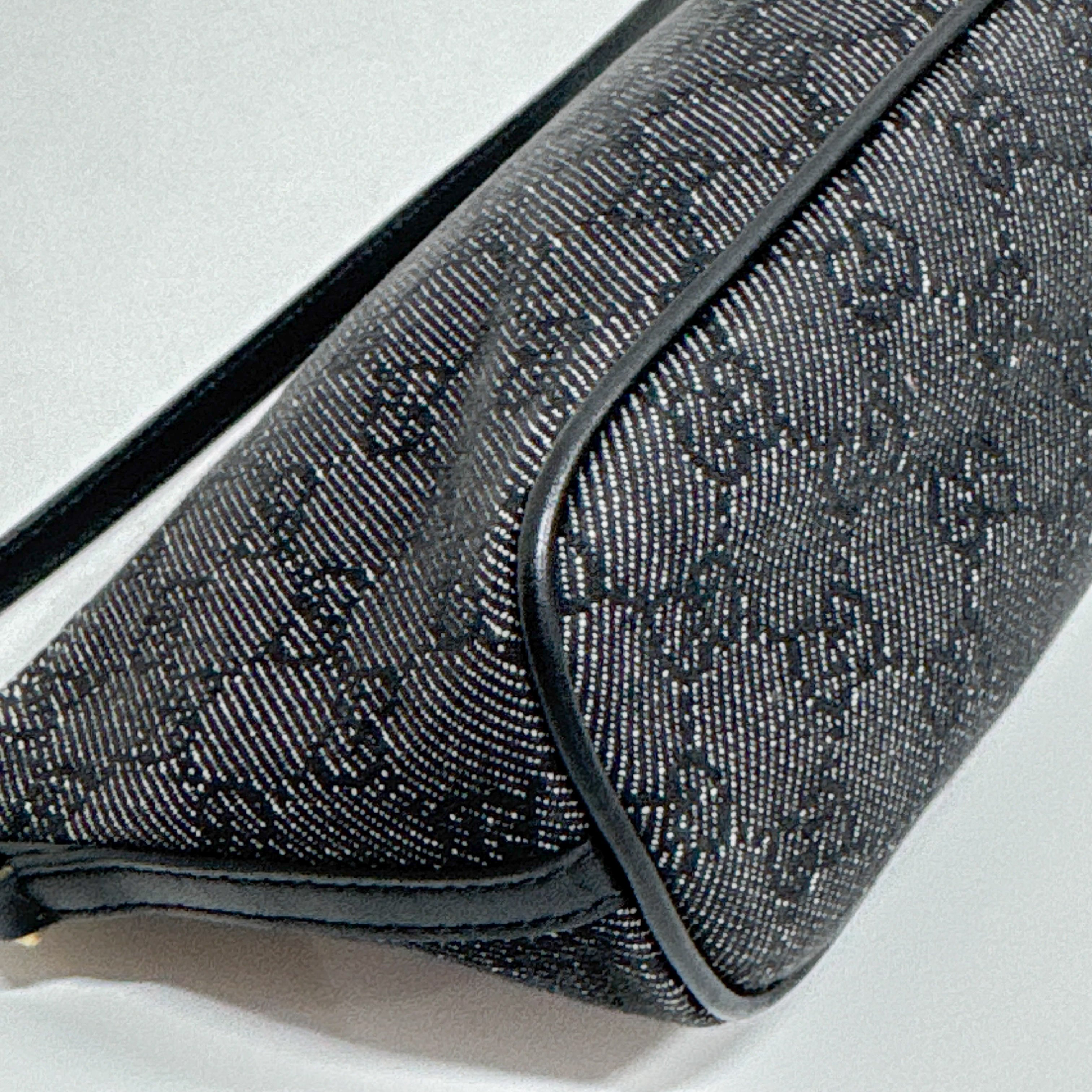 GG Canvas Black Pouch Bag