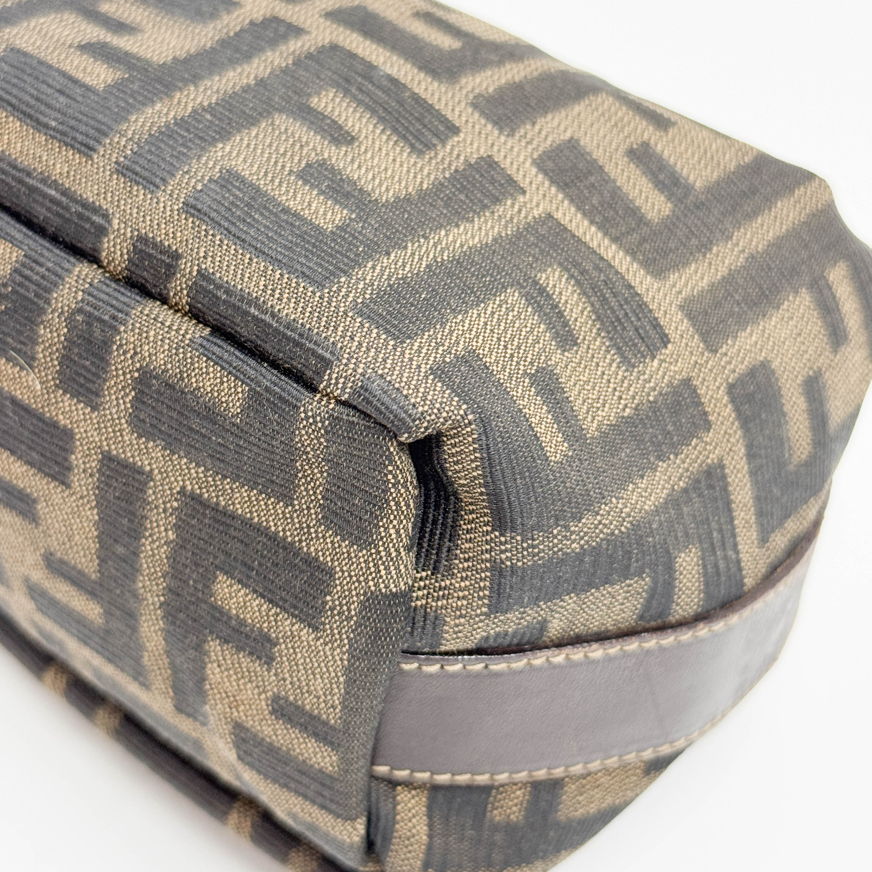 Zucca Brown Canvas Pouch