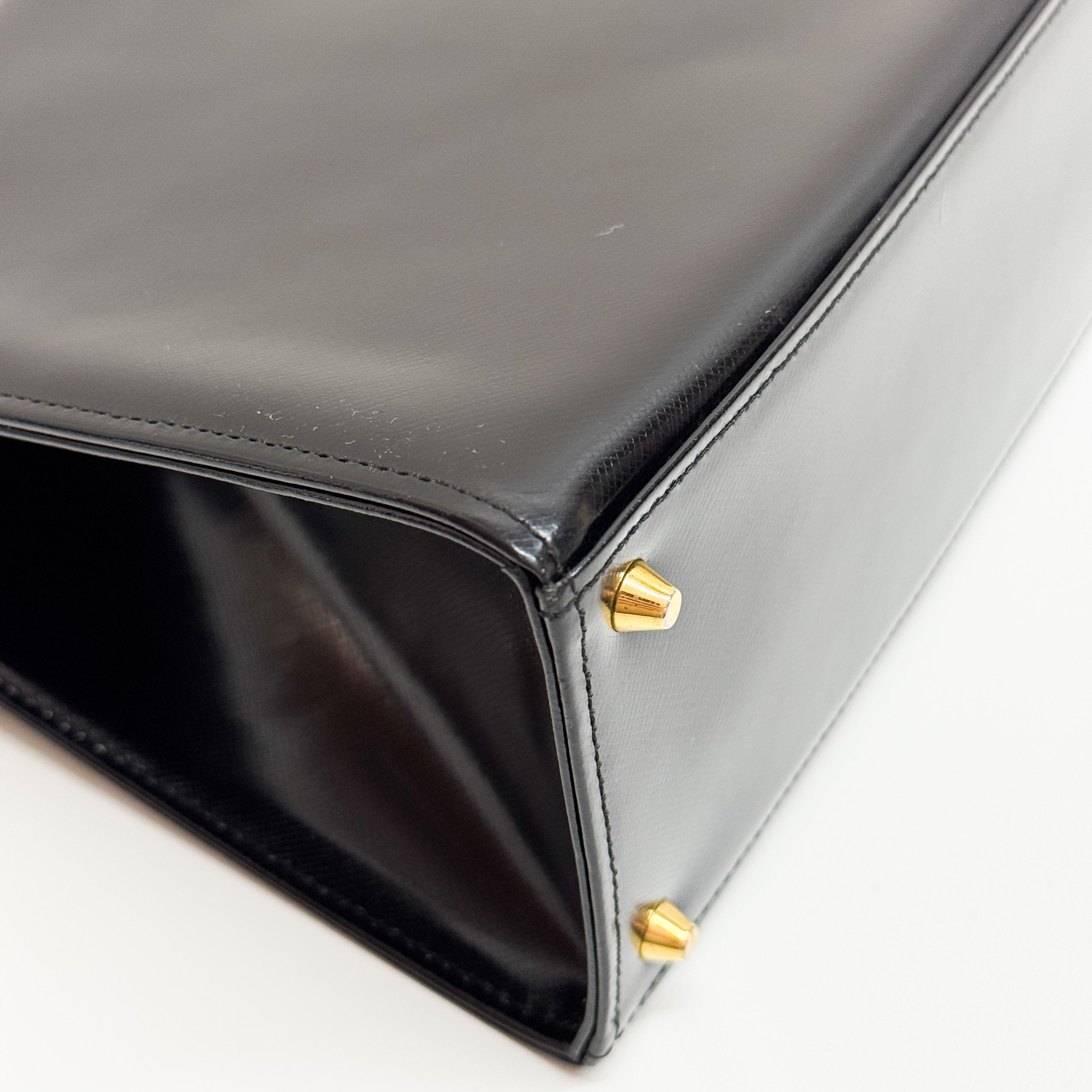 Black Leather Handbag