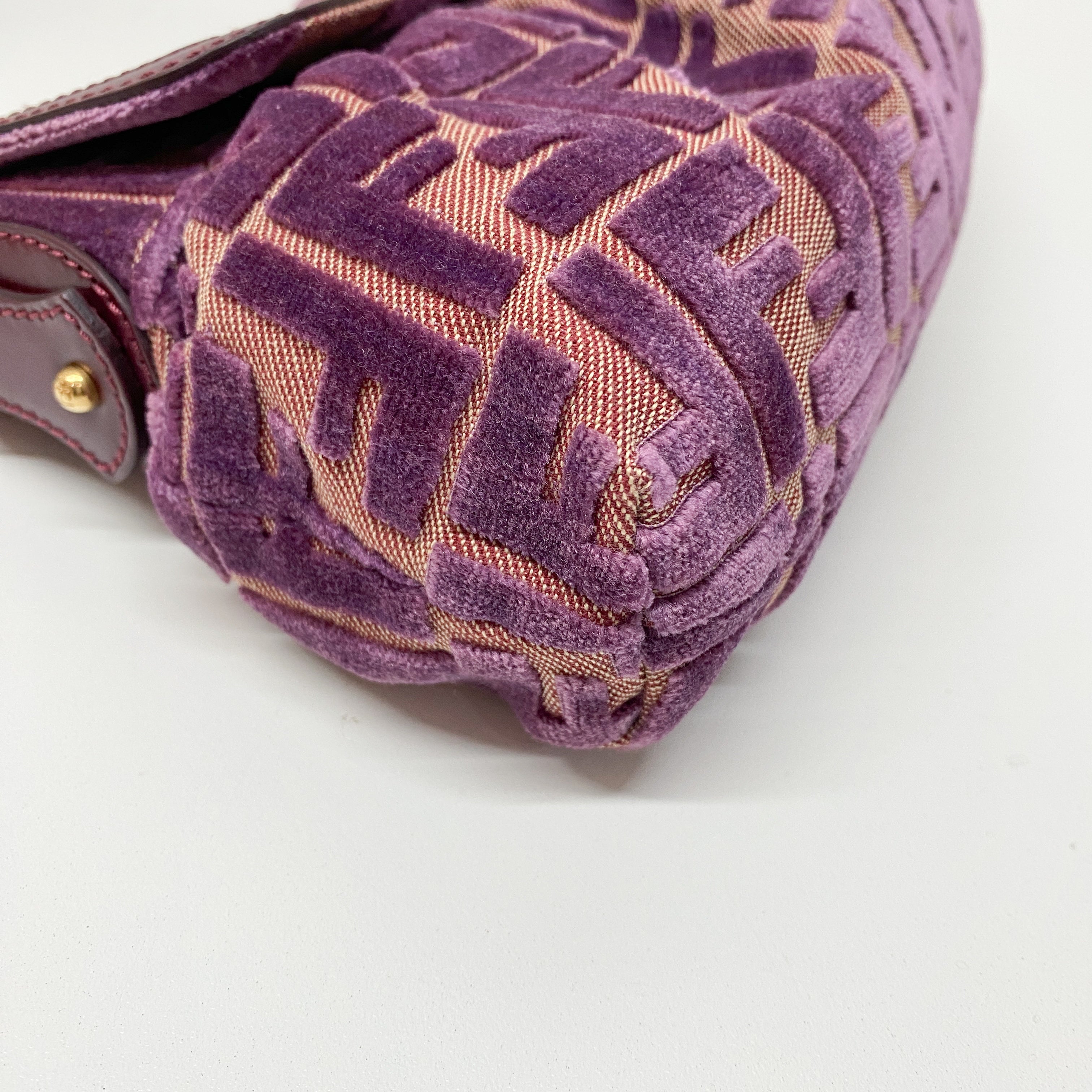 Chef Purple Zucca Canvas Shoulder Bag