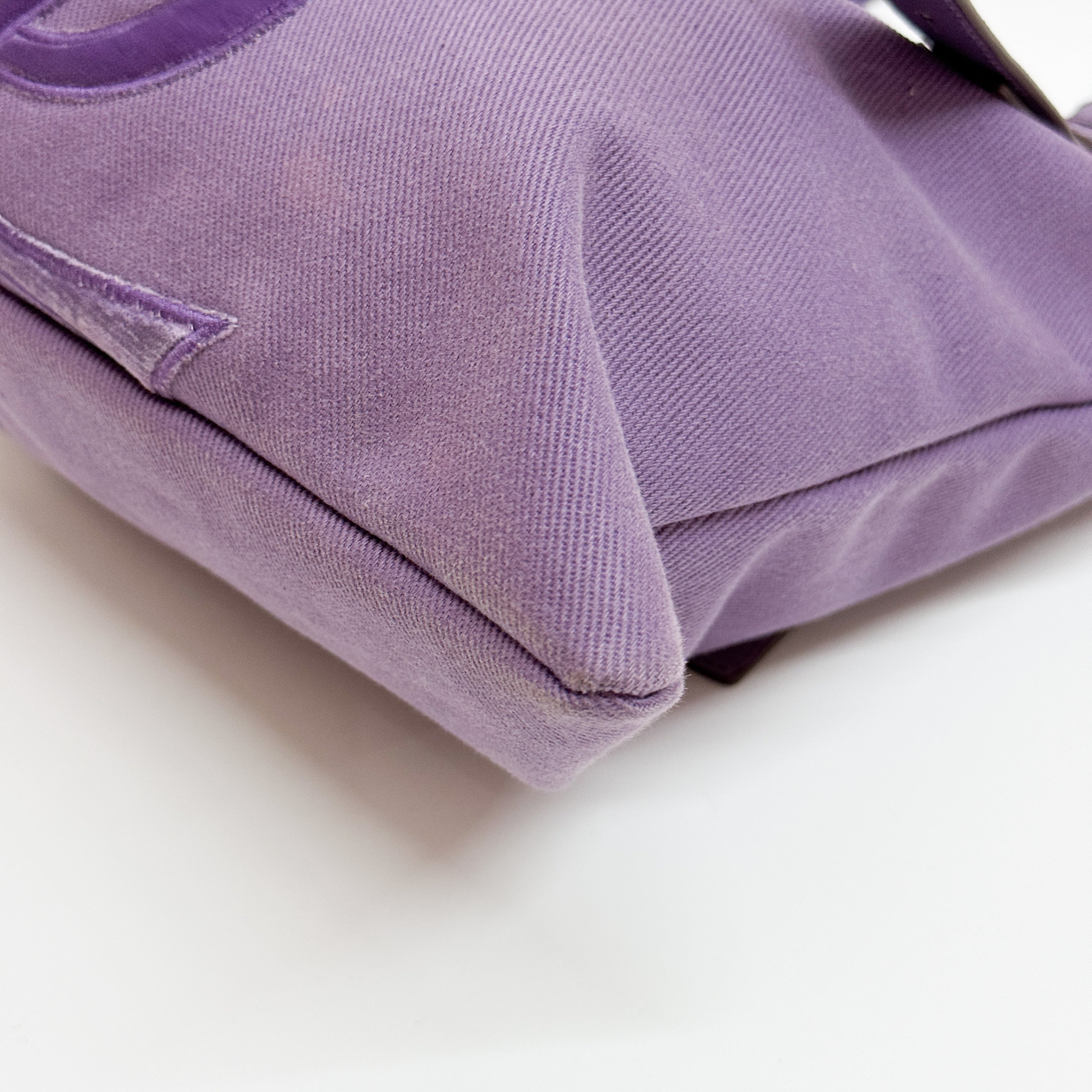 Vintage Purple Cotton Tote Bag