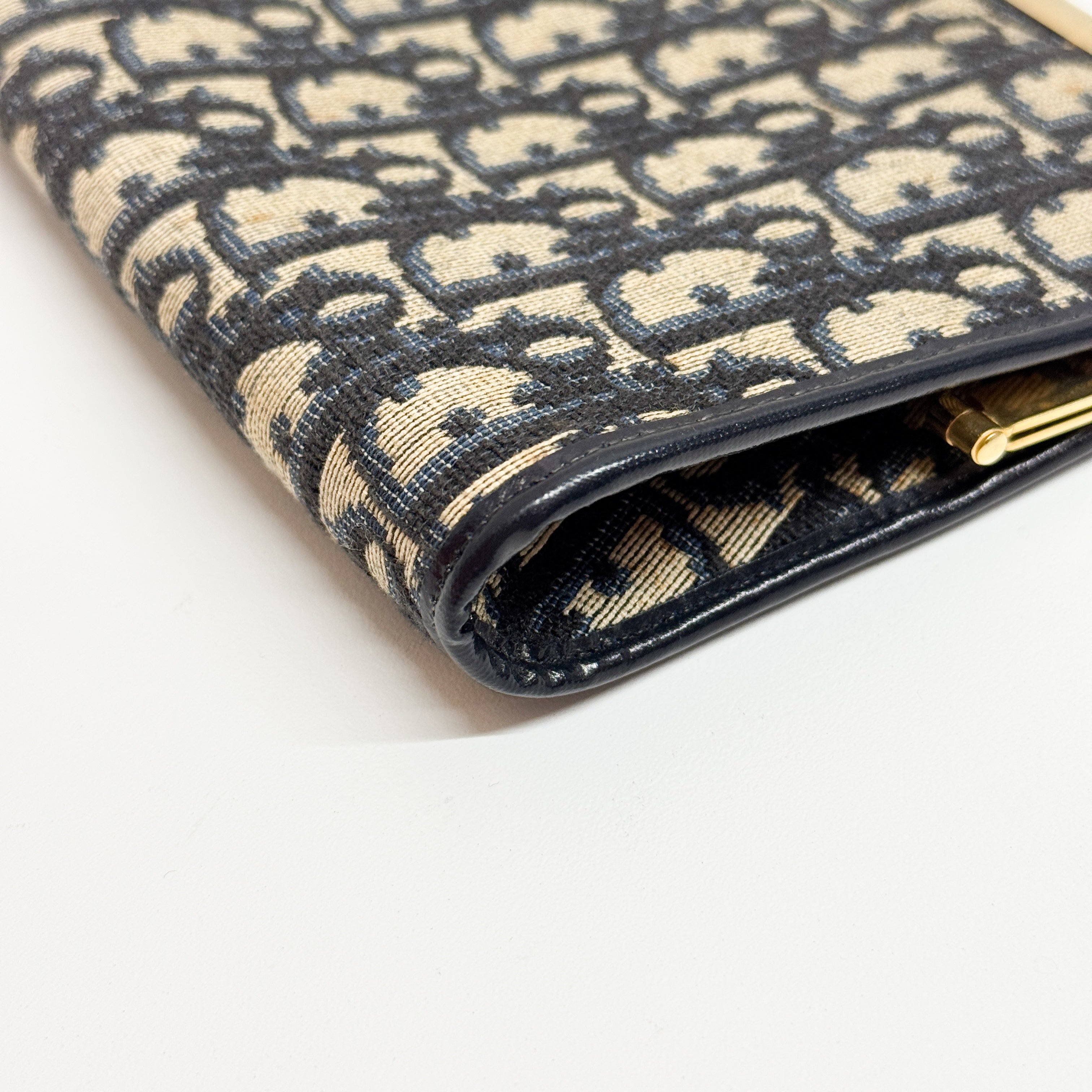 Trotter Navy Blue Clutch Bag