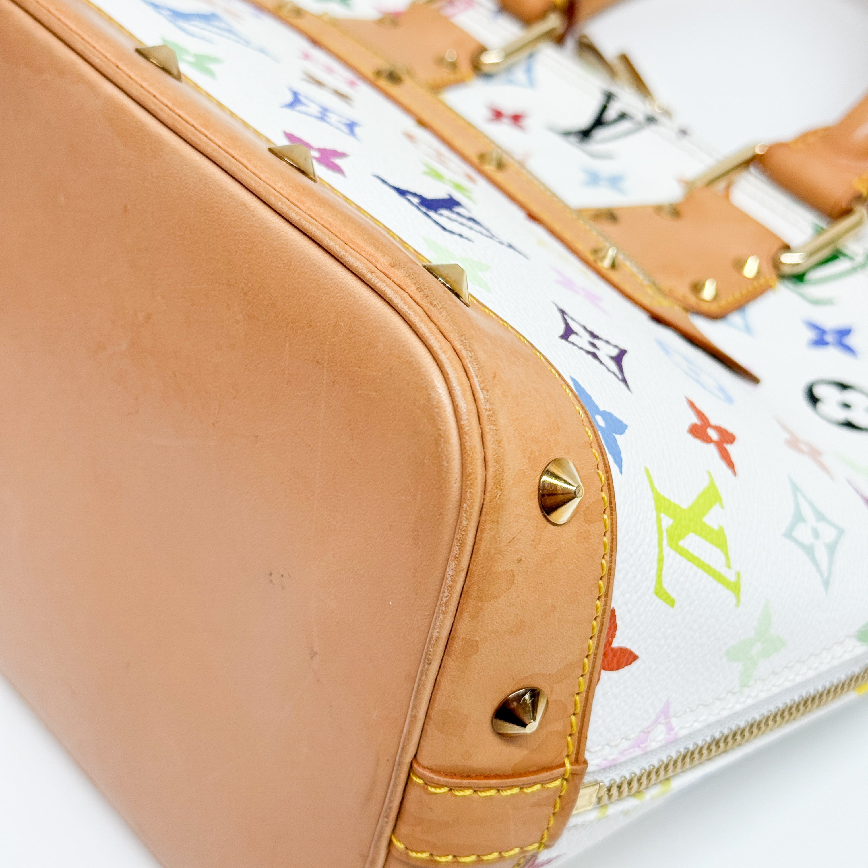 Monogram Multi-color Coated Canvas Hand Bag